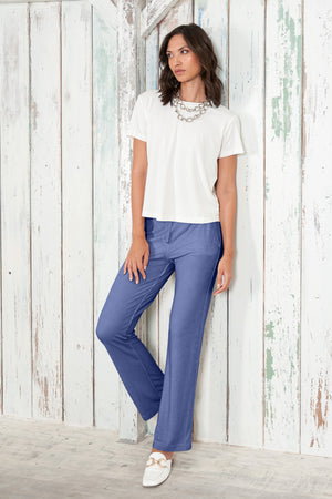 Luna Pants - Women's Viscose Jersey Pant - Whale