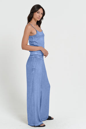 Island Slacks - Wide Flowy Pant - Bay