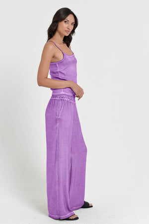 Island Slacks - Wide Flowy Pant - Morado