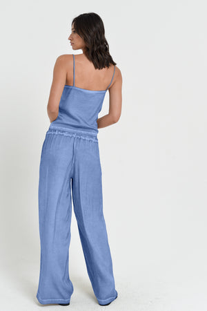 Island Slacks - Wide Flowy Pant - Bay