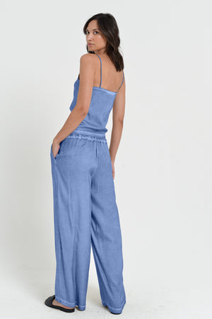 Island Slacks - Wide Flowy Pant - Bay