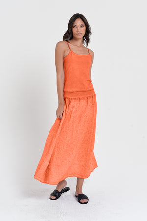 Maxime Skirt - Women's Breezy Linen Skirt - Spritz