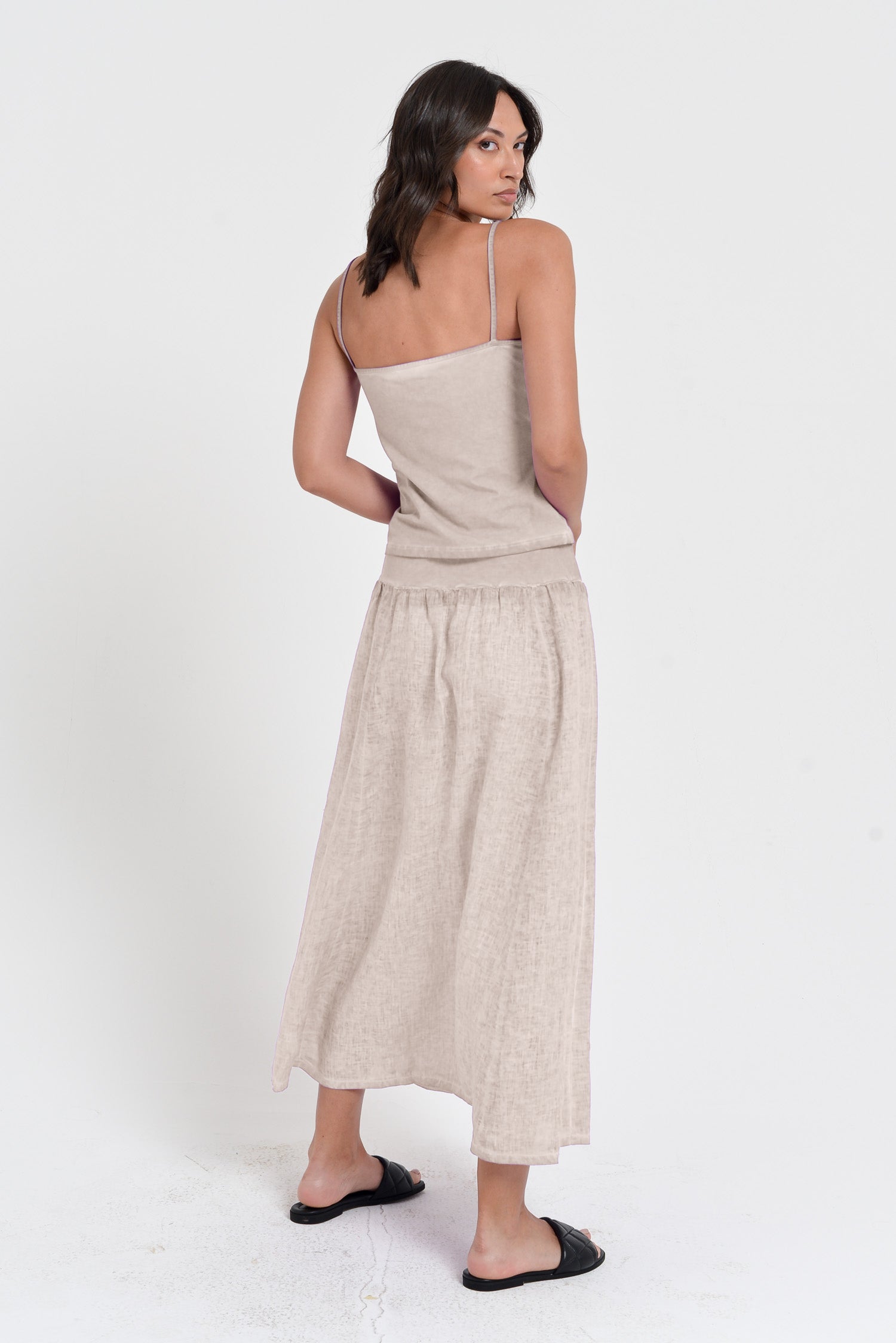 Maxime Skirt - Women's Breezy Linen Skirt - Canapa