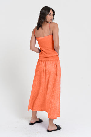 Maxime Skirt - Women's Breezy Linen Skirt - Spritz