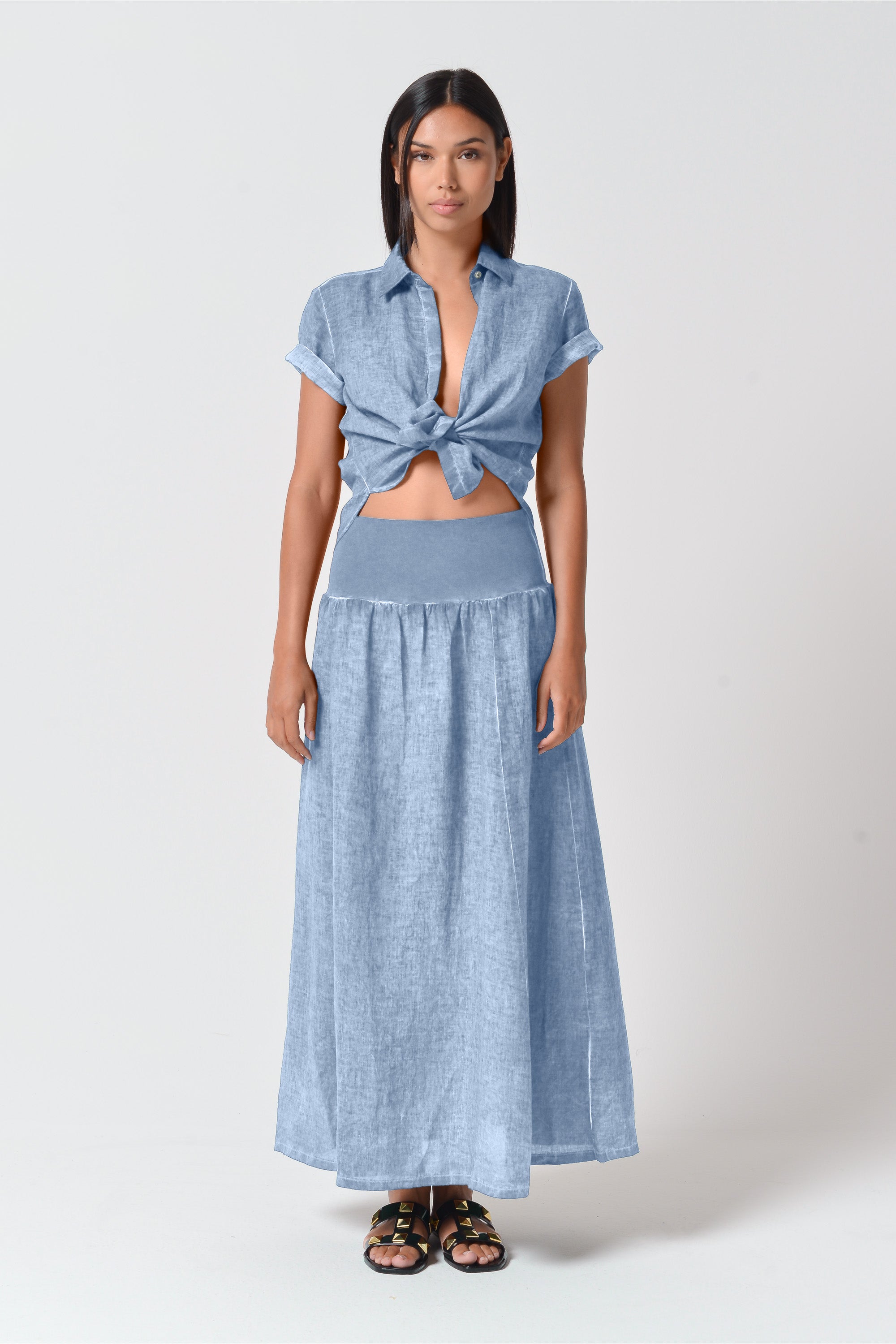 Maxime Linen Skirt - Fiji