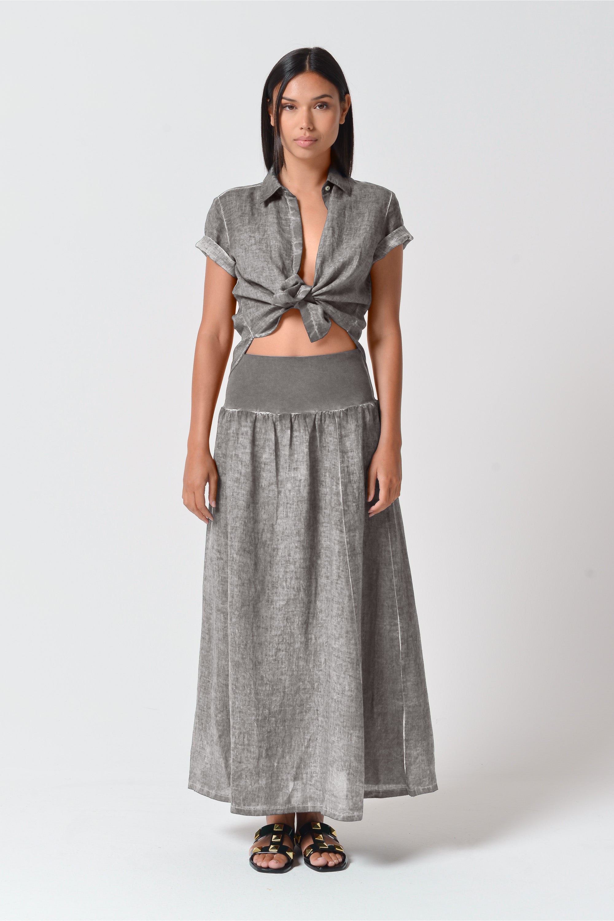 Maxime Skirt - Steel