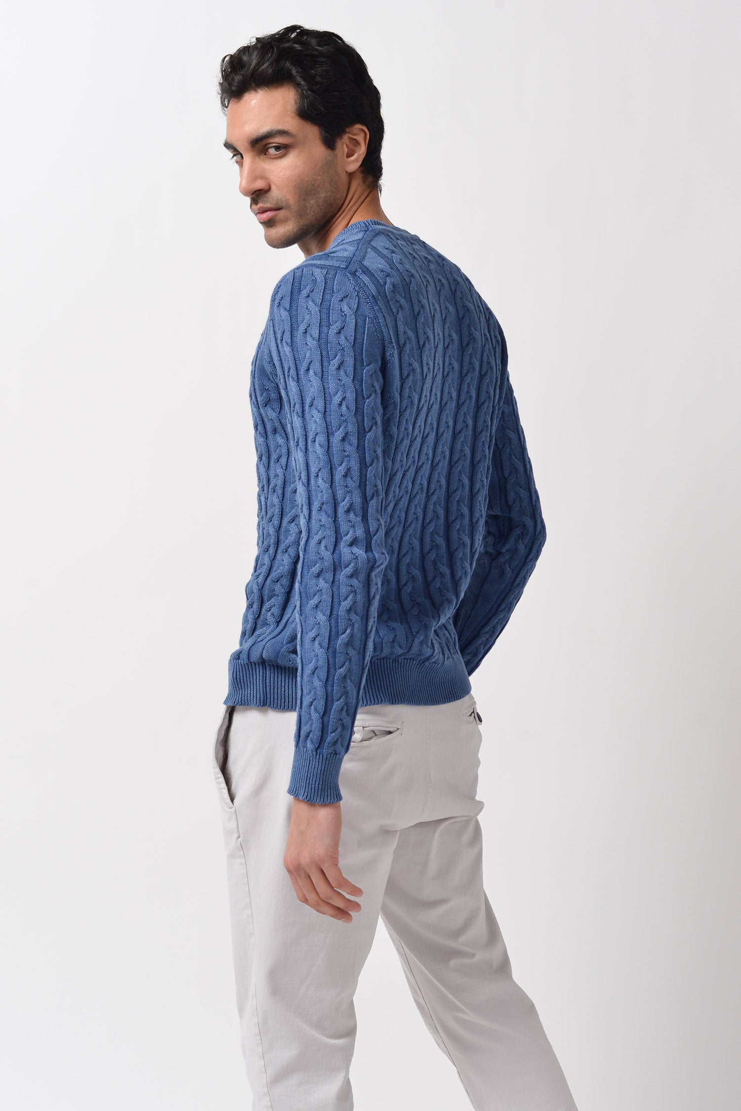 Pinter Iced Art Sweater - Pacific