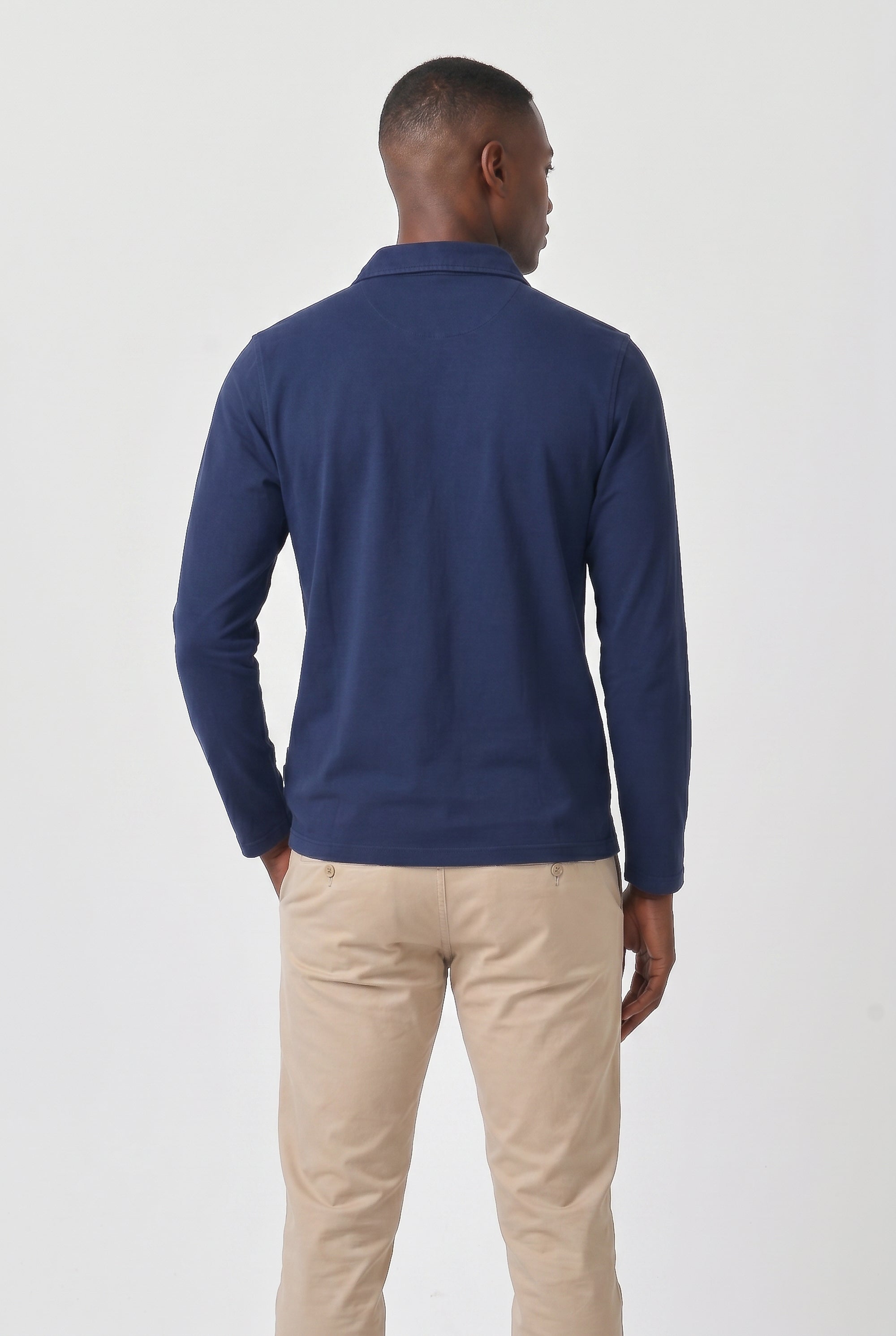 Como Polo Solid - Navy