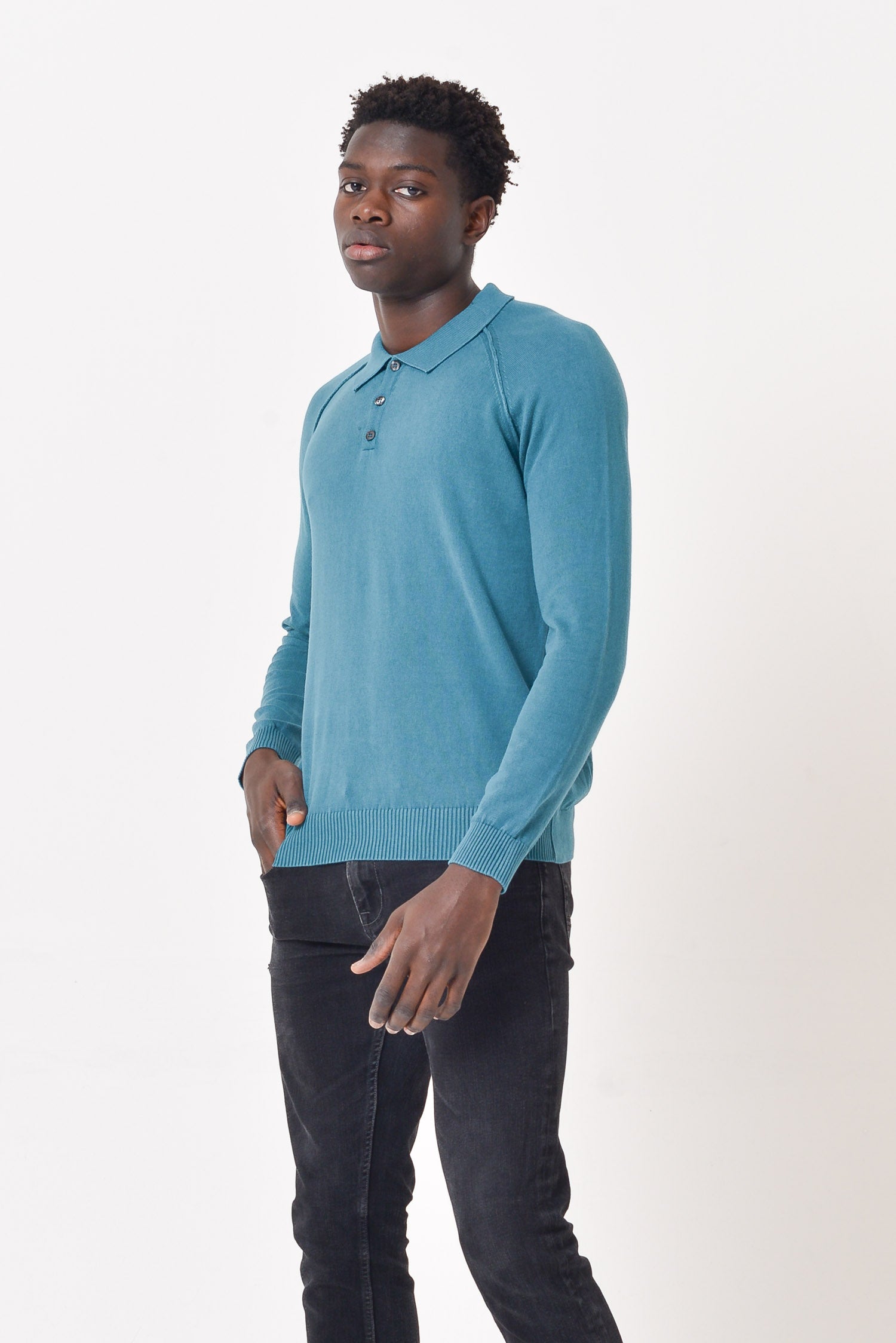 Dufour Iced Knitted Polo - Holly