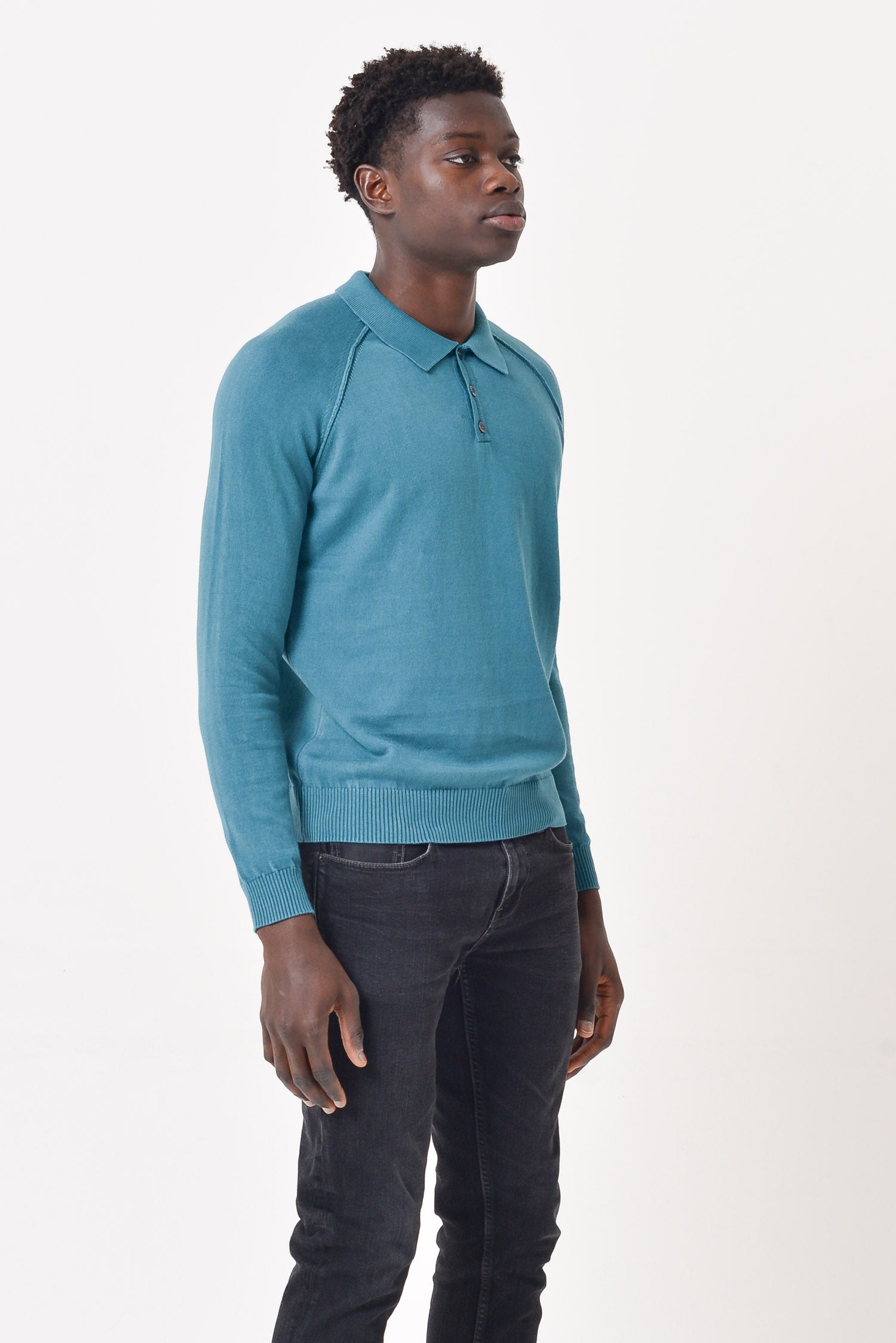 Dufour Iced Knitted Polo - Holly
