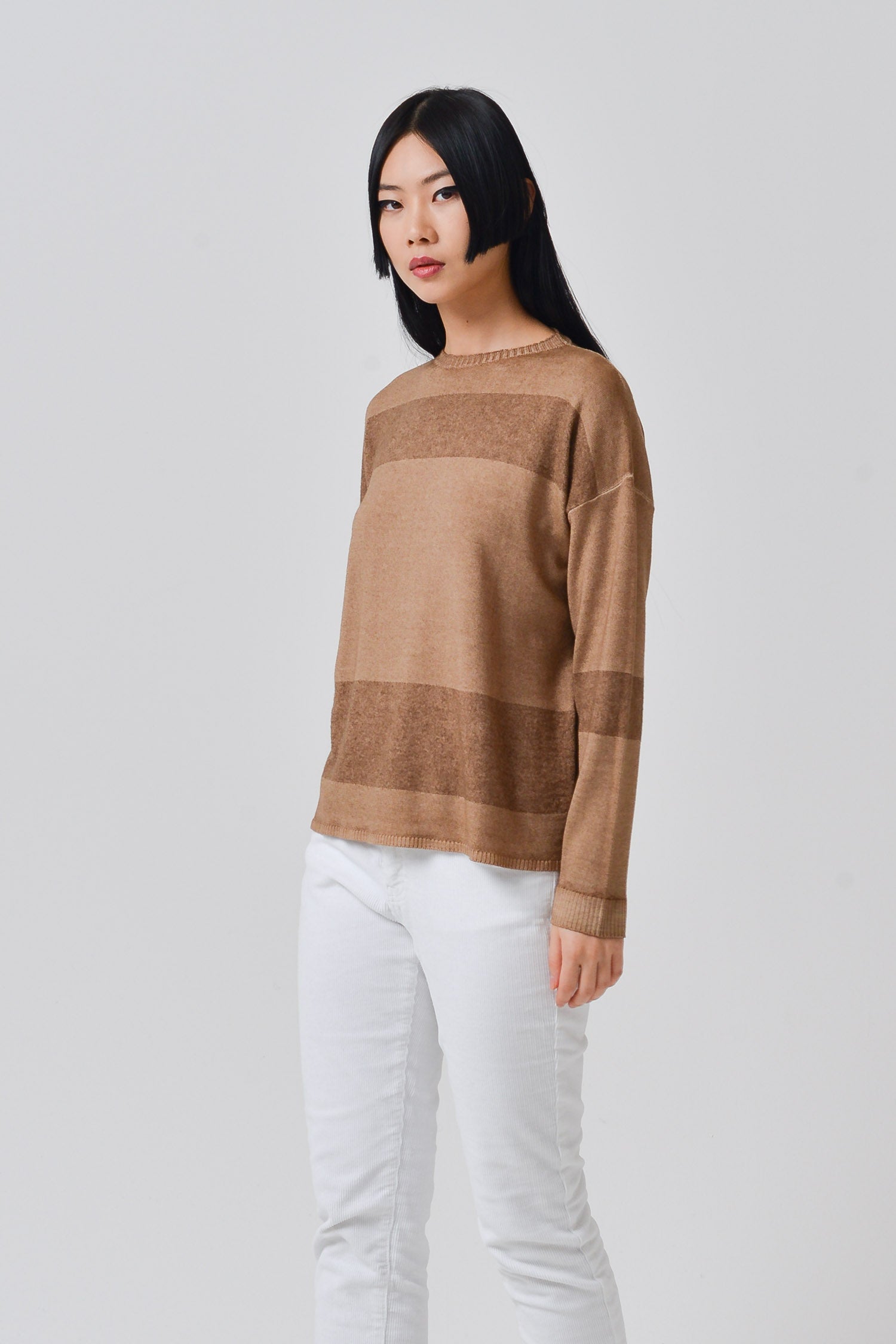 Elsie Women's Knitted Sweater - Wood
