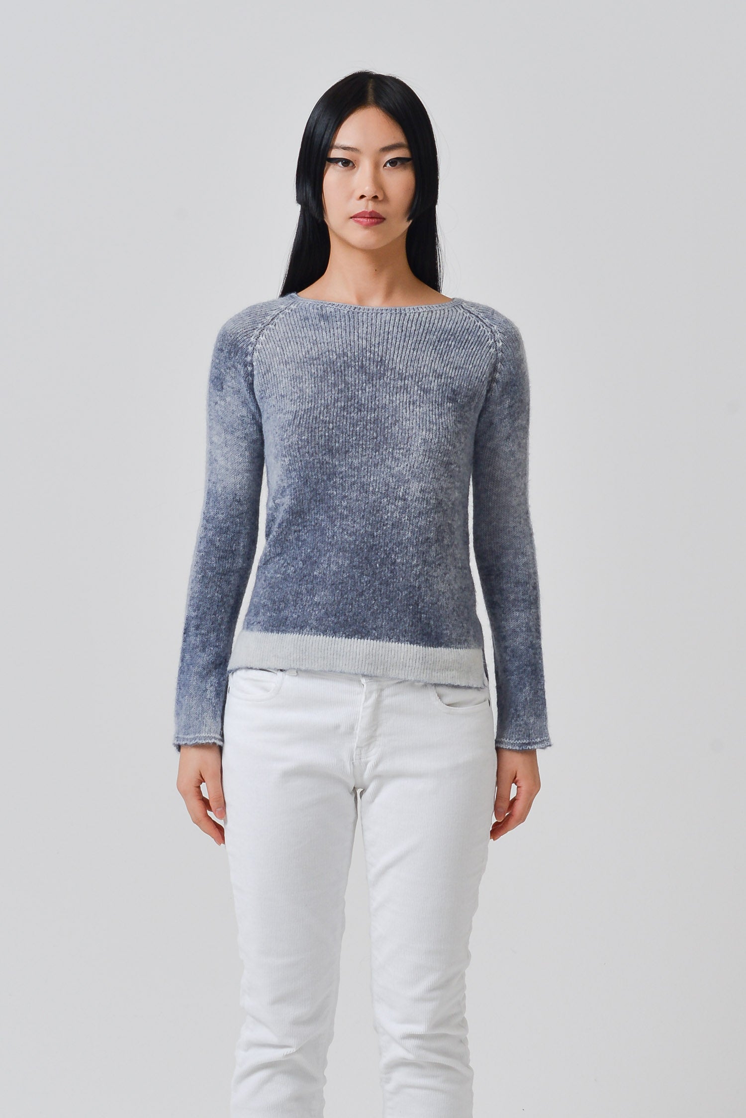 Cowie Frost Art Sweater - Navy