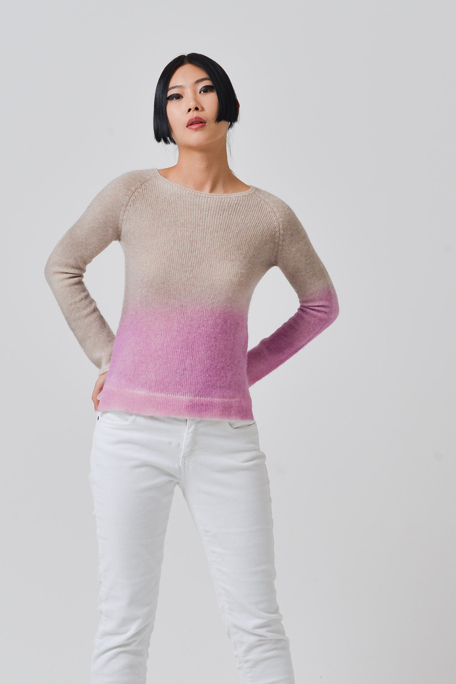 Cowie X-Spray Art Sweater - Auburn