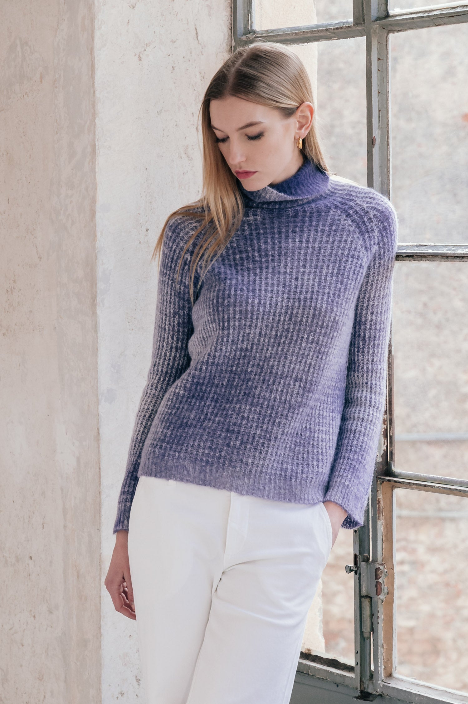 Callan Frost Art Sweater - Viola