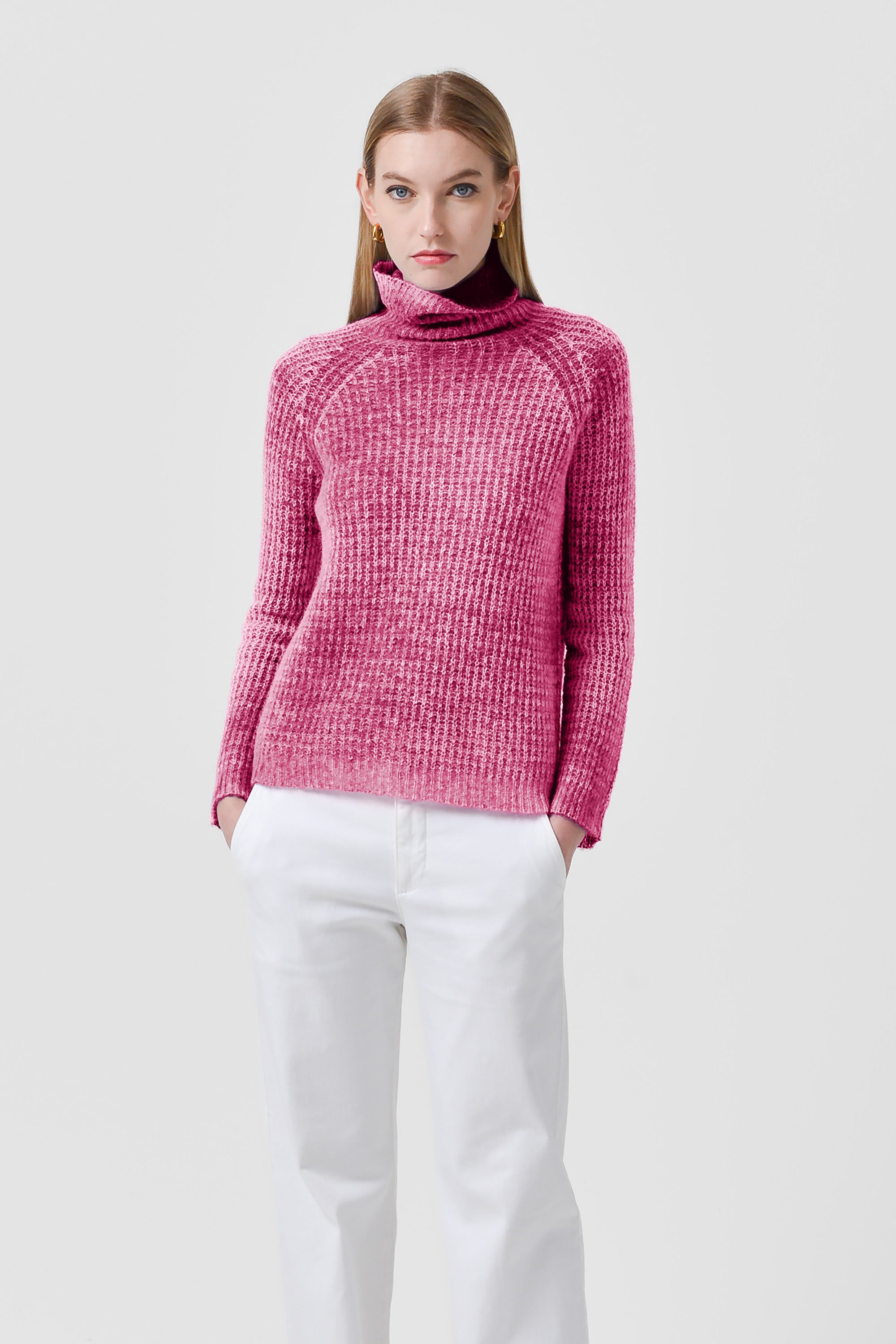 Callan Frost Art Sweater - Fuxia