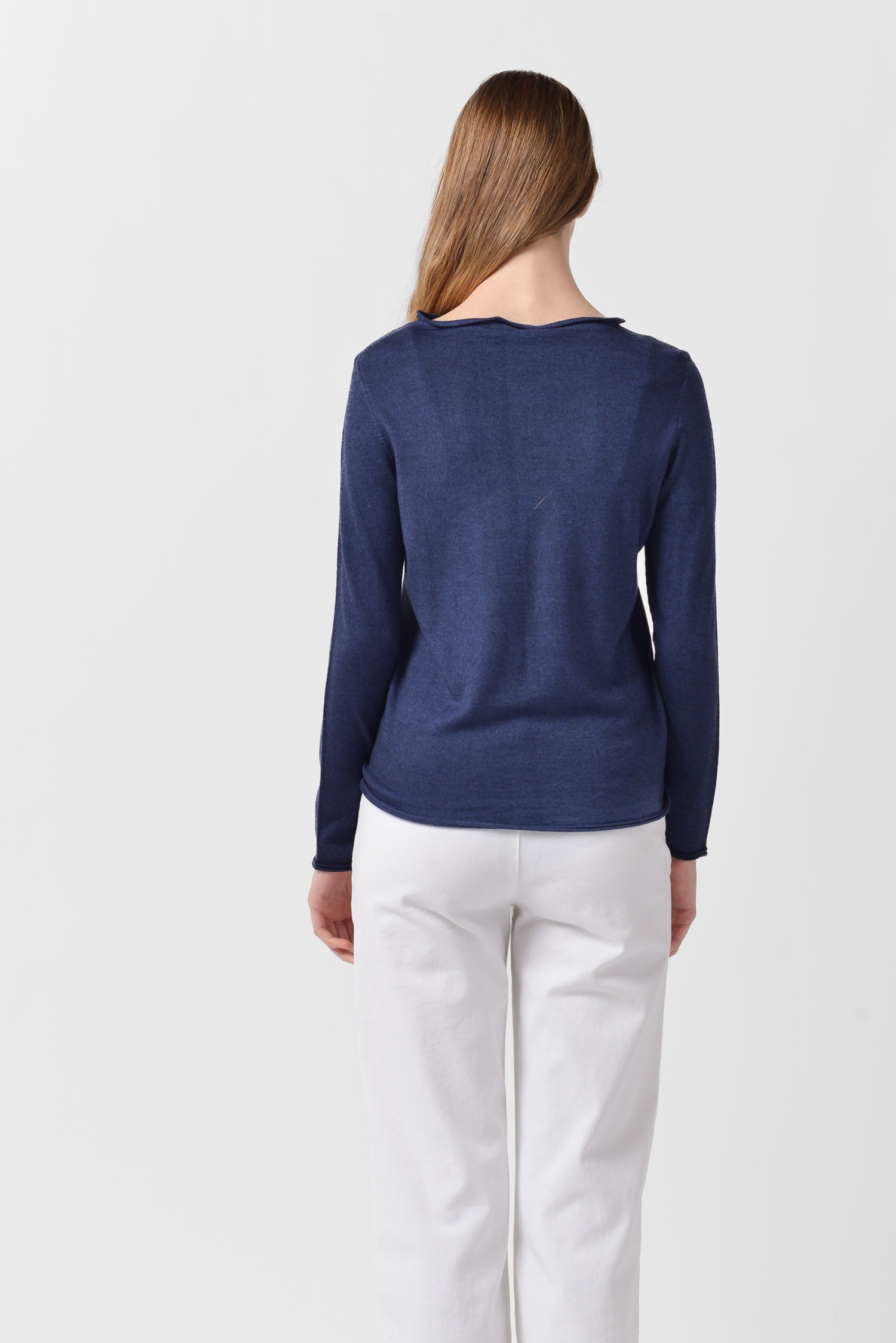 Mary - Crewneck Sweater - Navy