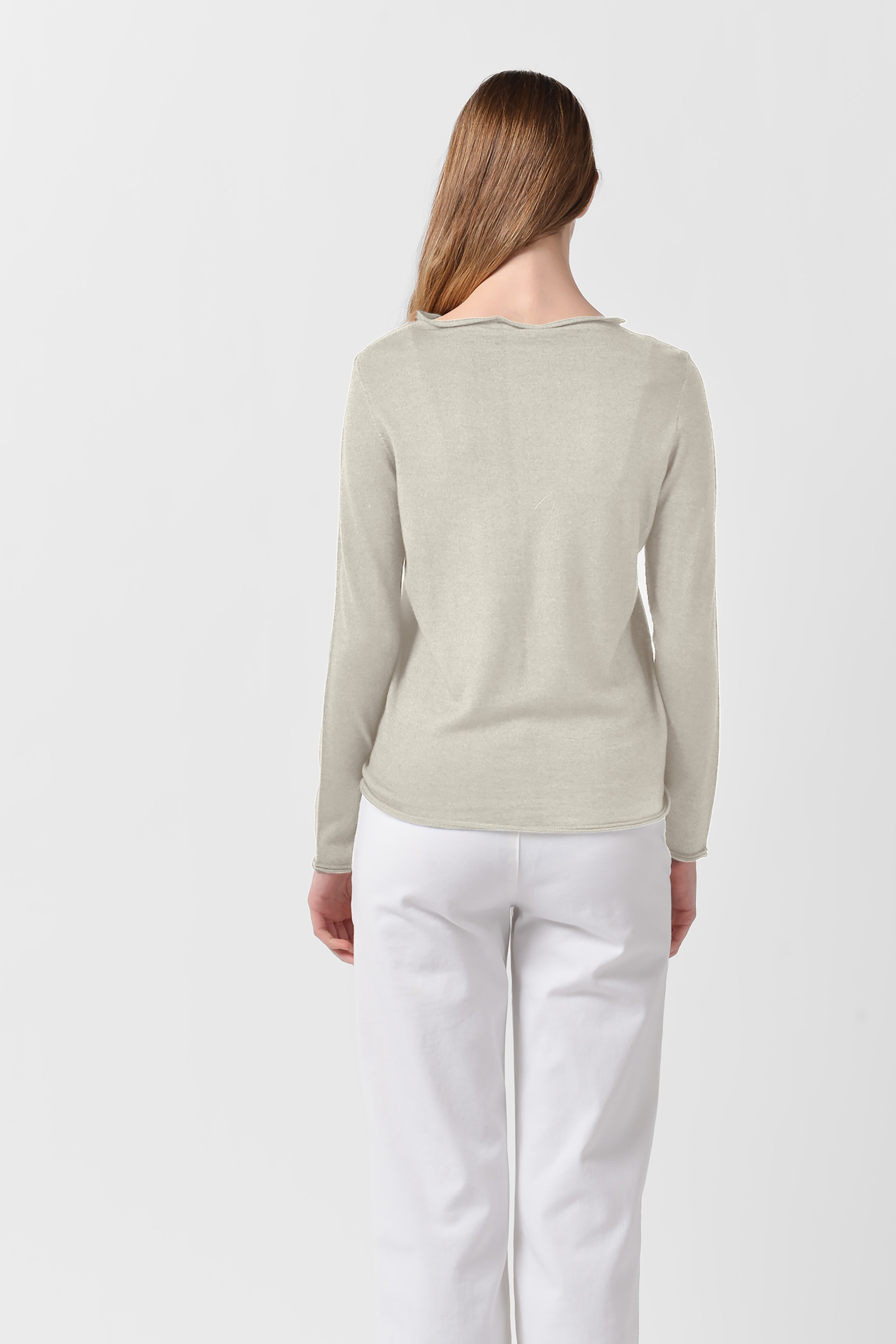 Mary - Crewneck Sweater - Foam