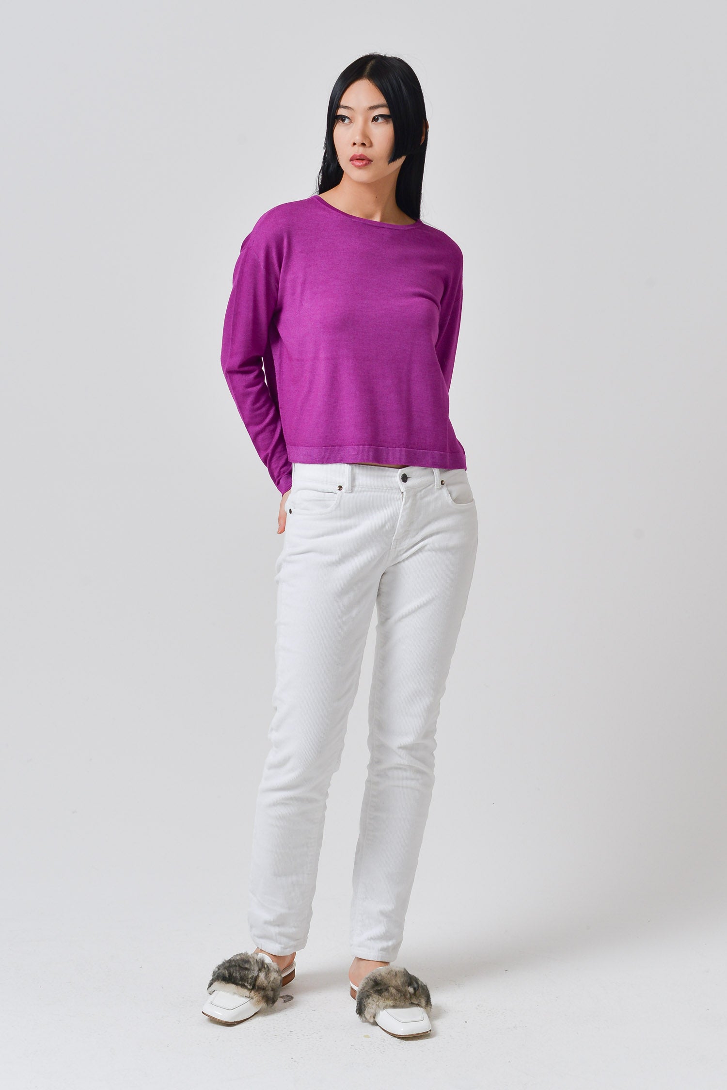 Kathy Crewneck Sweater - Sangria