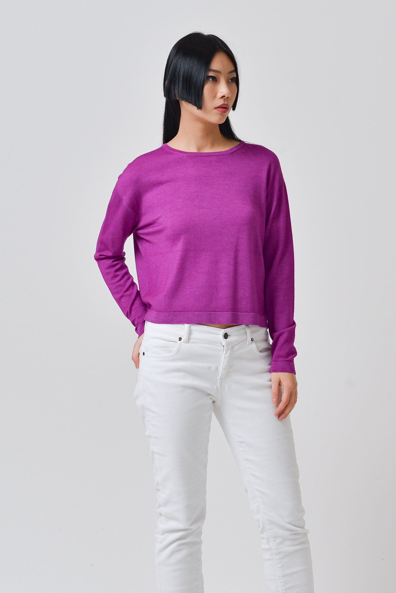 Kathy Crewneck Sweater - Sangria