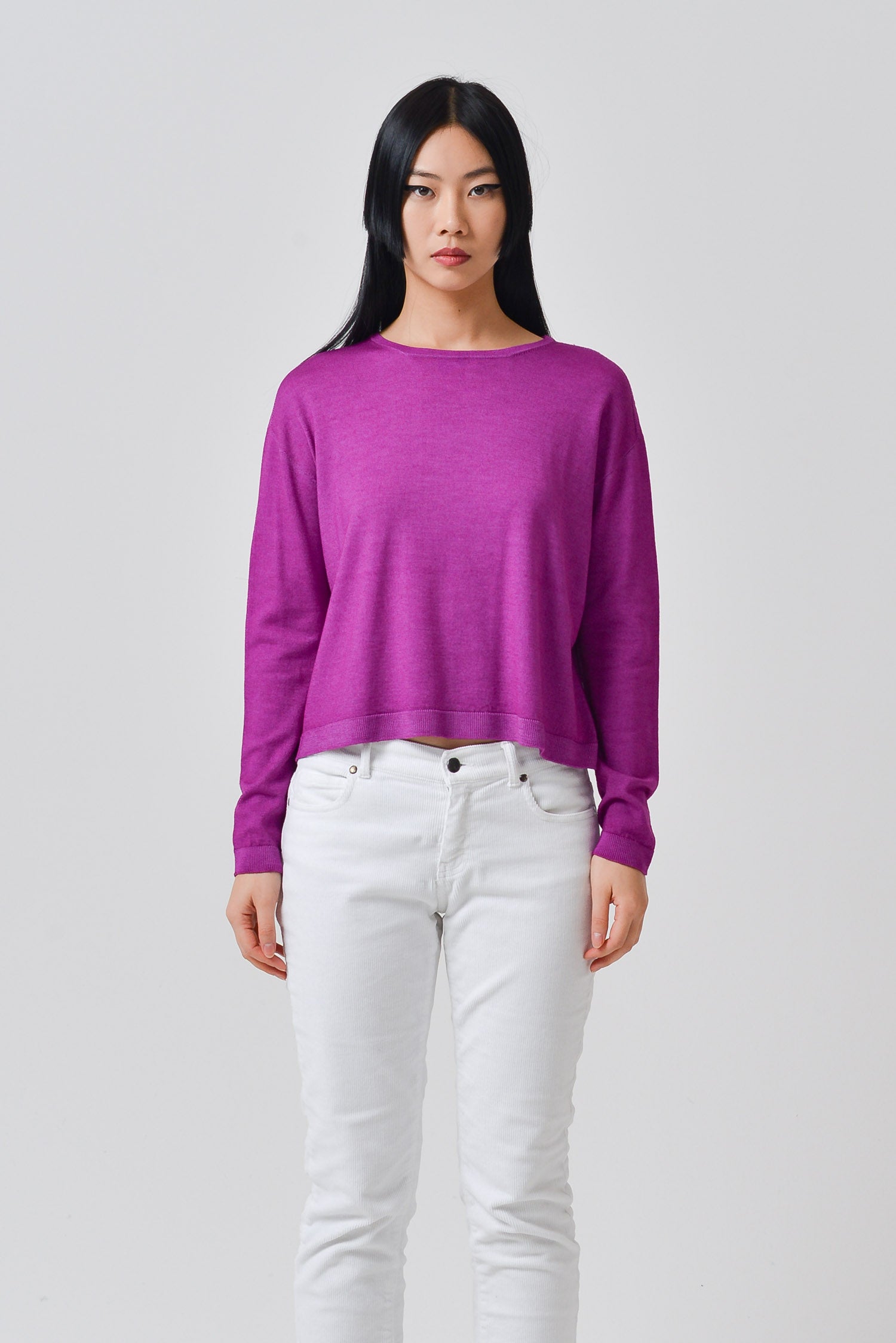 Kathy Crewneck Sweater - Sangria