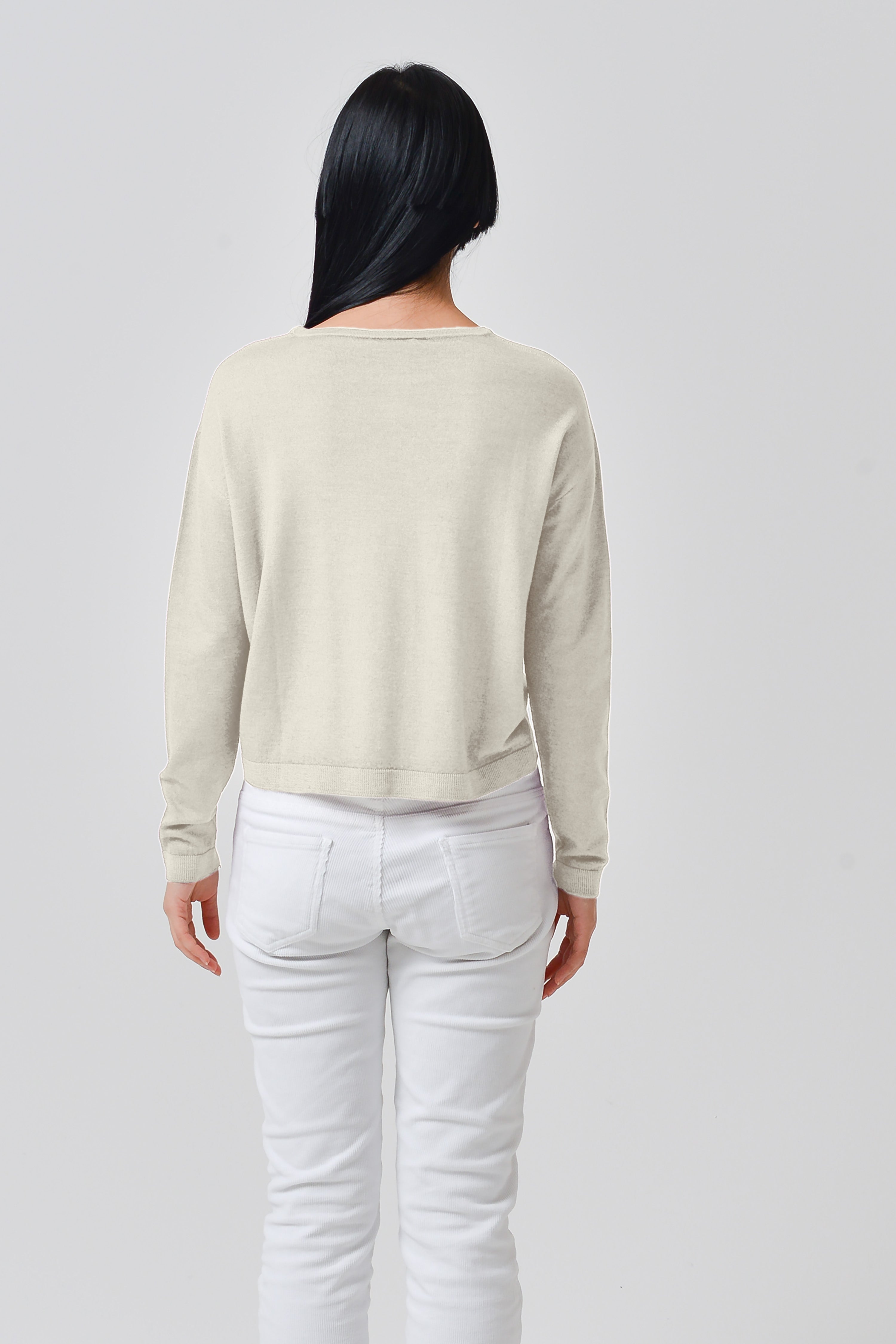 Kathy Crewneck Sweater - Foam