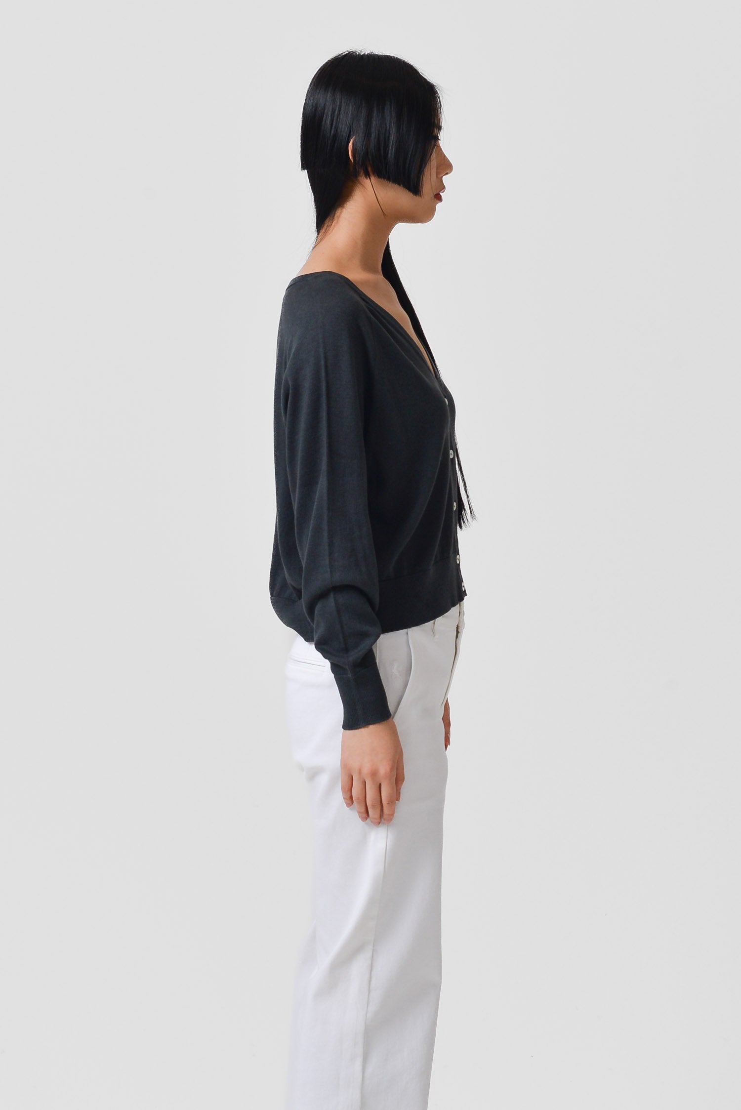 Lorie Iced Cardigan - Basalt