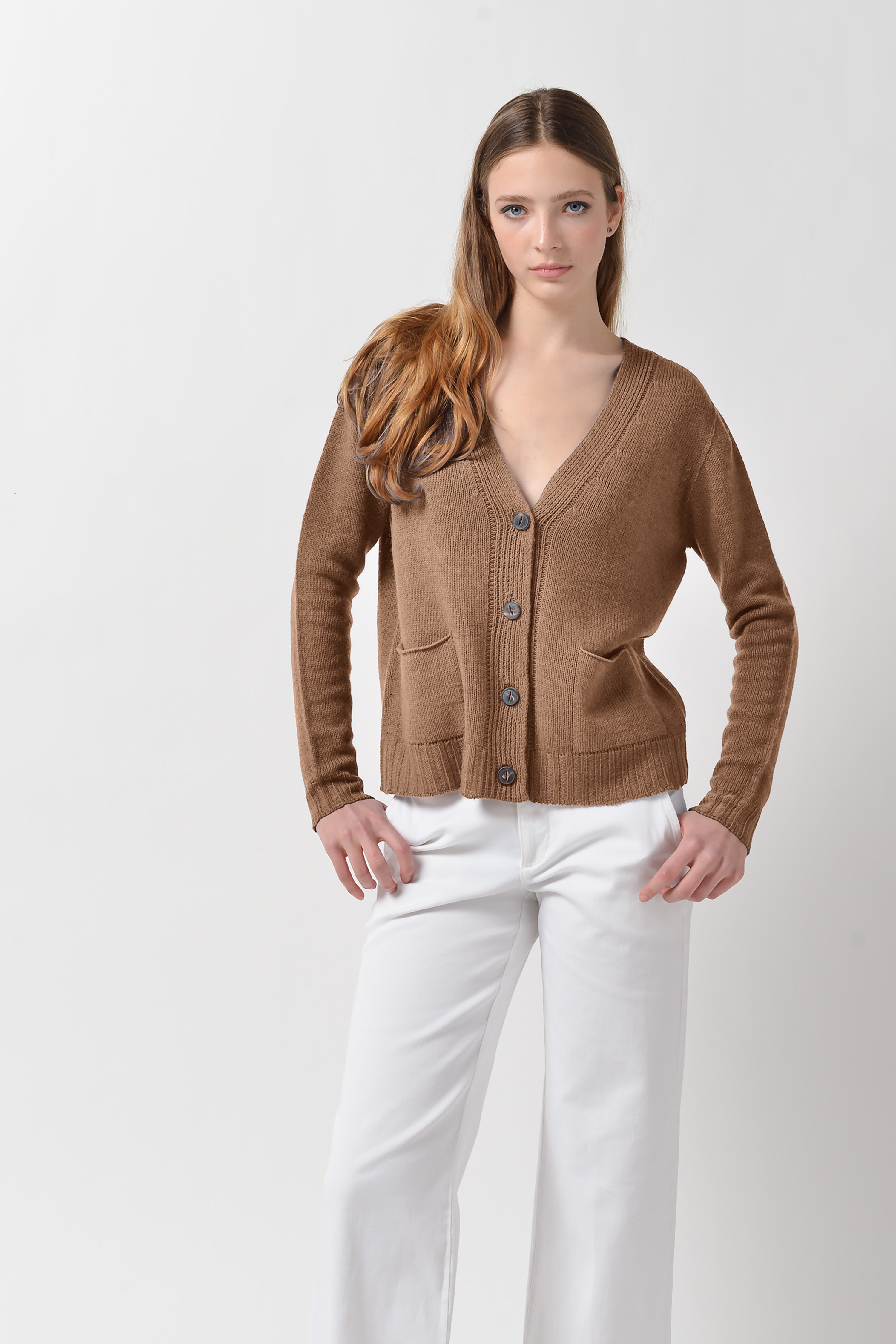 Elgin Cardigan - Wood