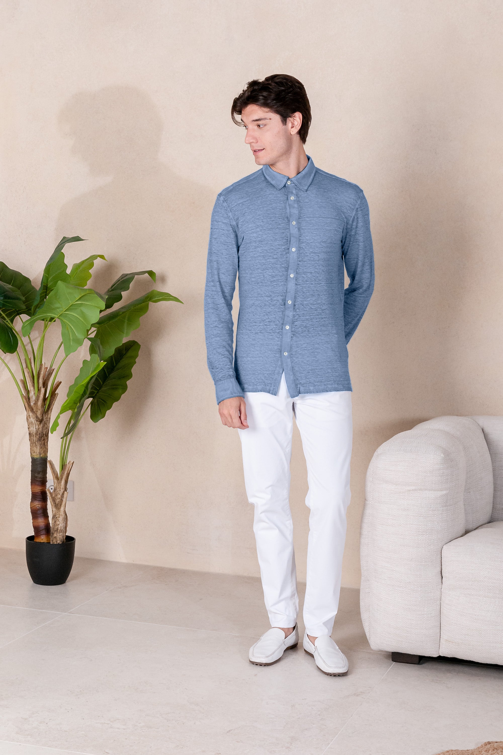 Riviera Shirt in Polar