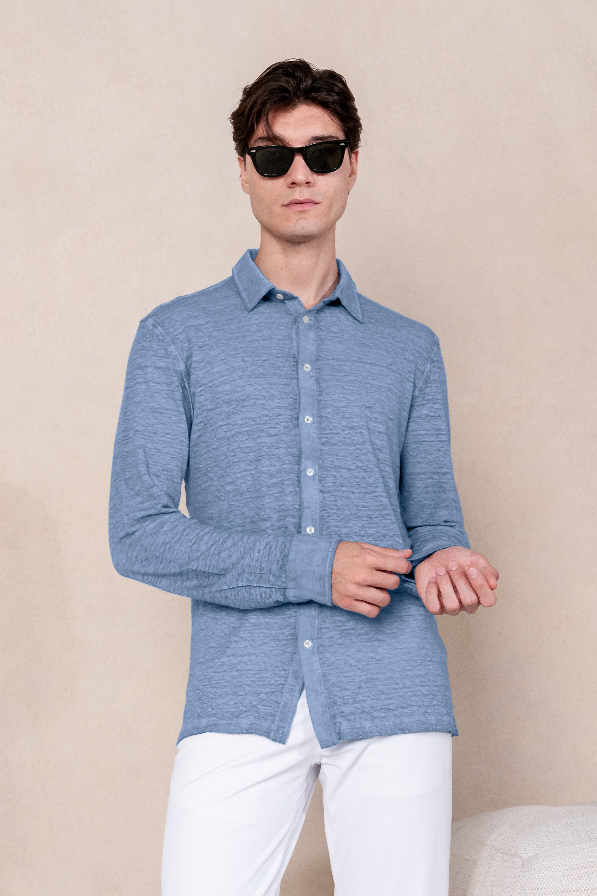 Riviera Shirt in Polar