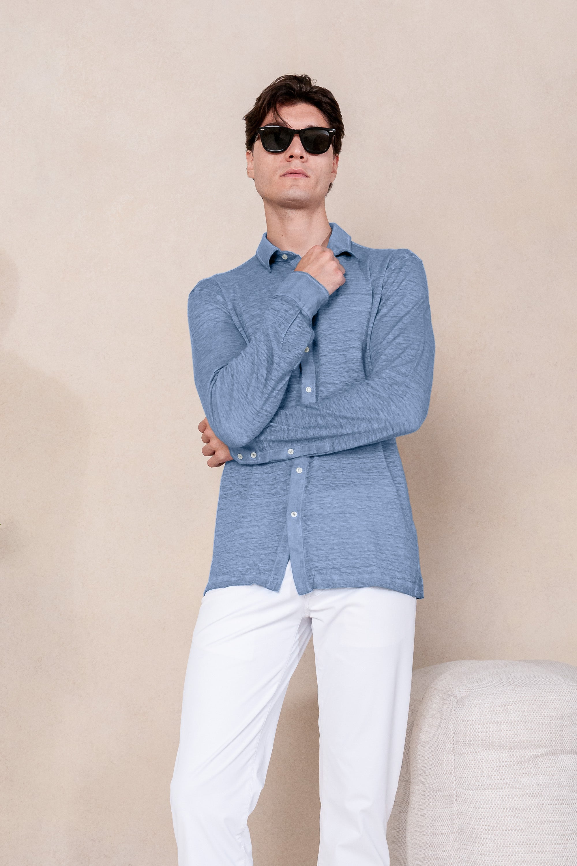 Riviera Shirt in Polar