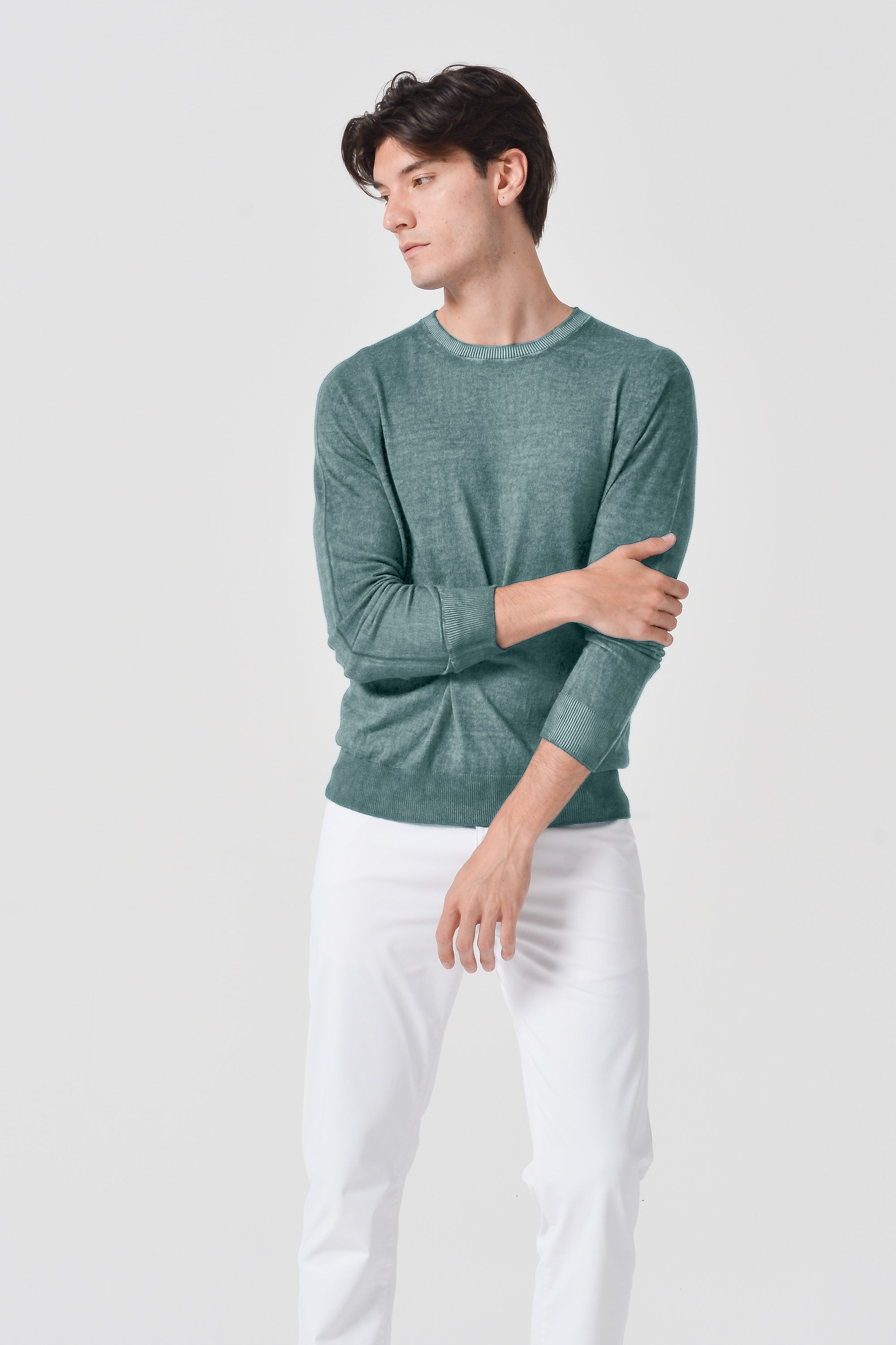 George Crew Knit - Marlin