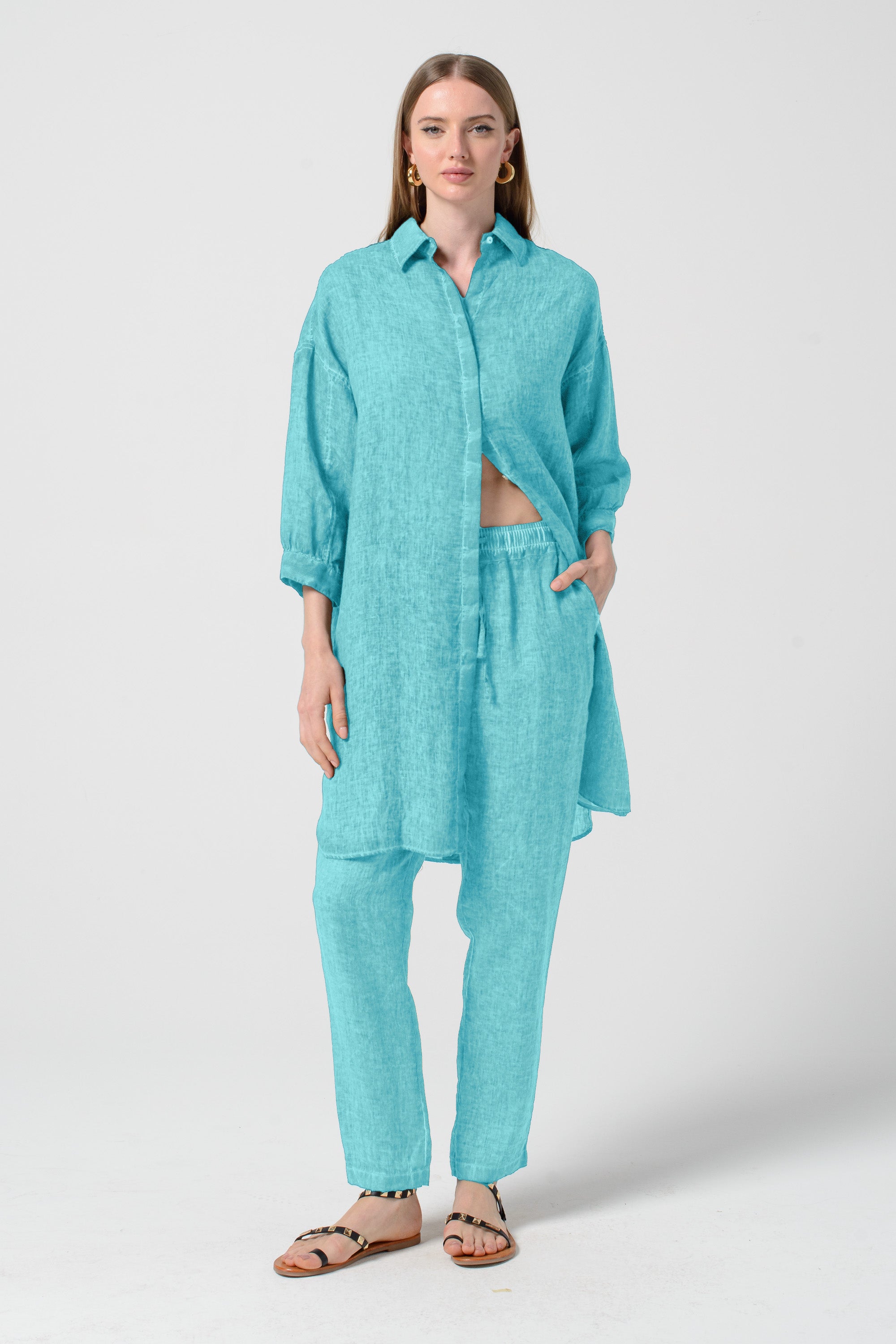 Lady Linen Shirtdress - Paraggi