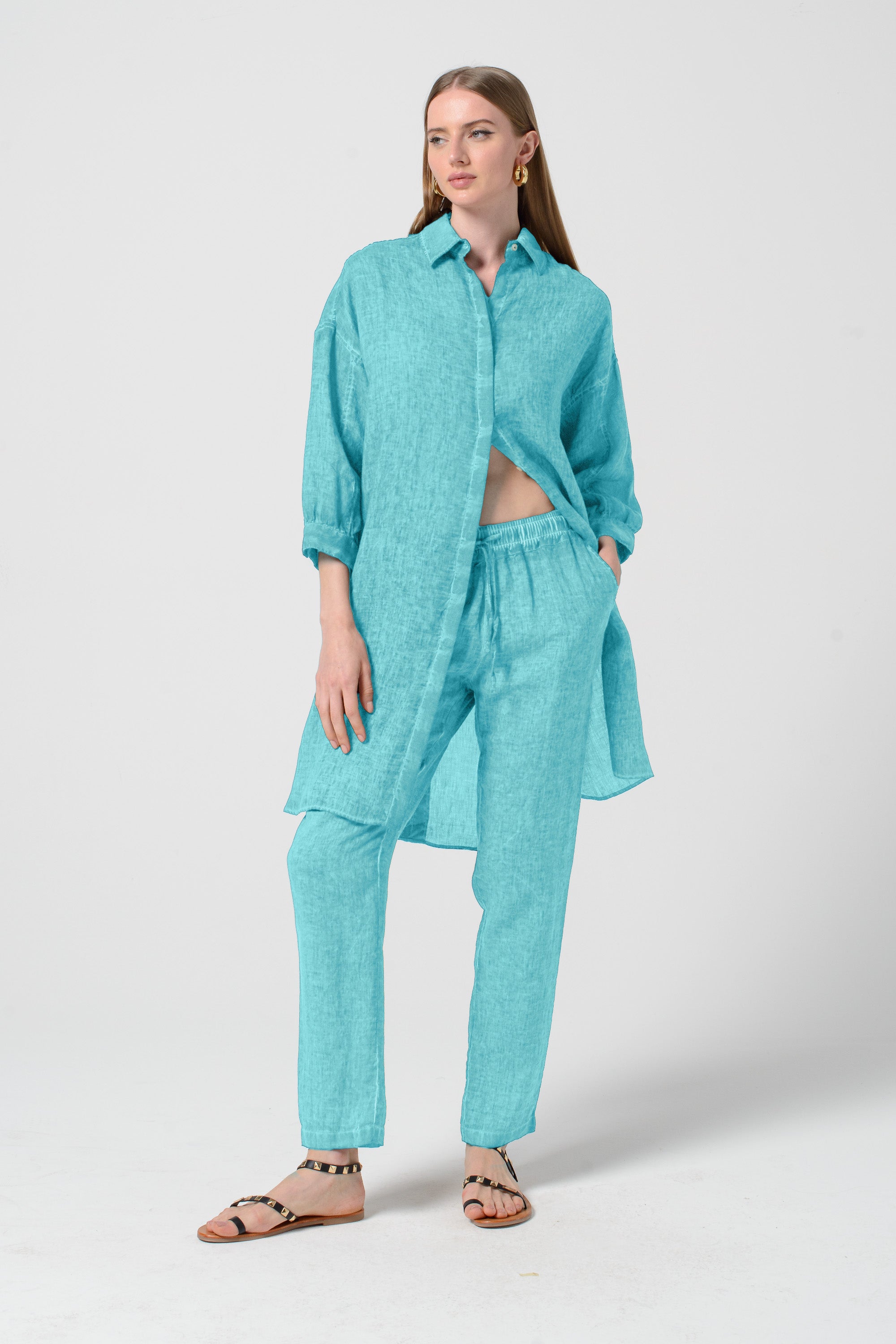 Lady Linen Shirtdress - Paraggi