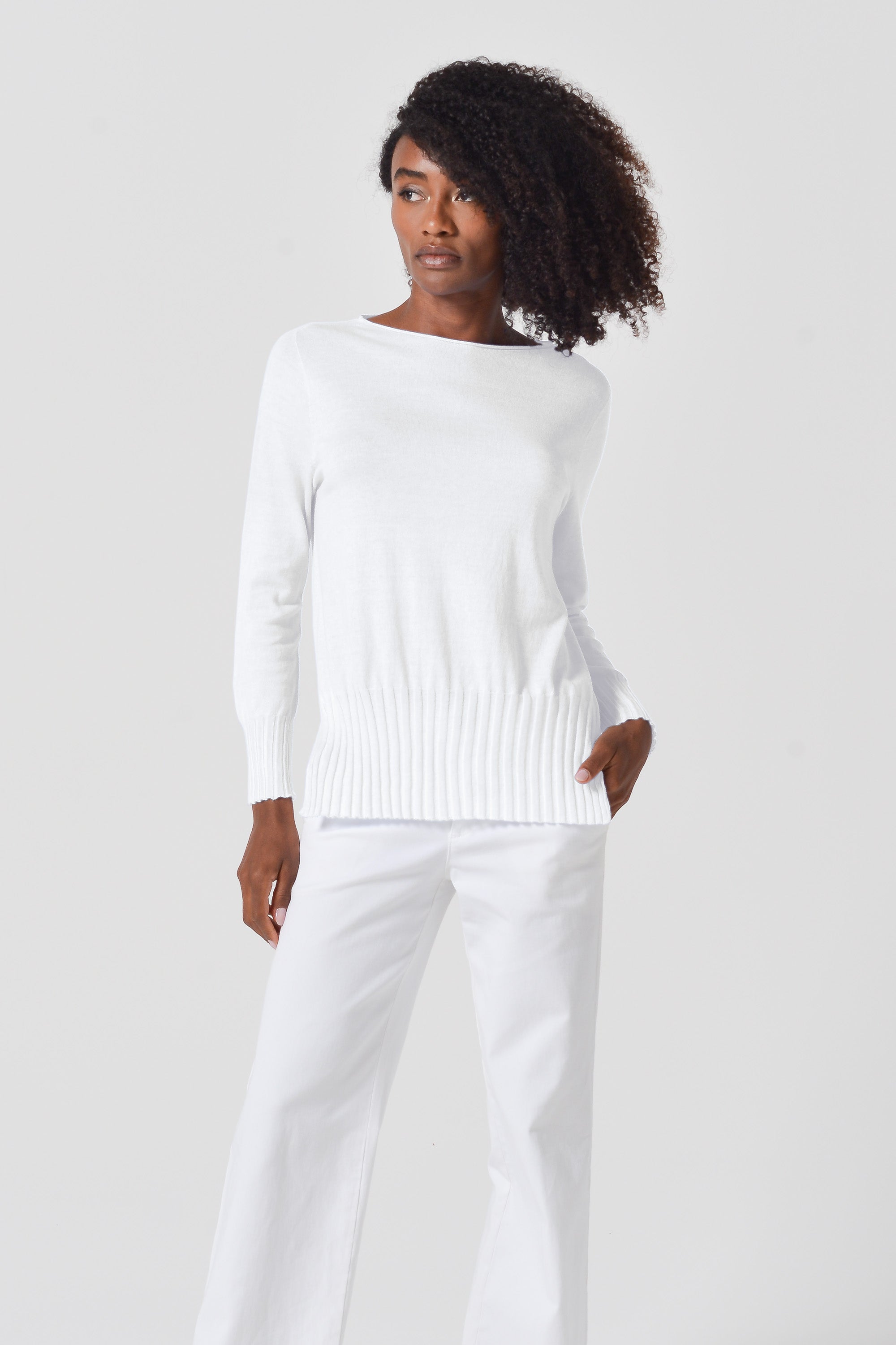 Monday Sweater - White