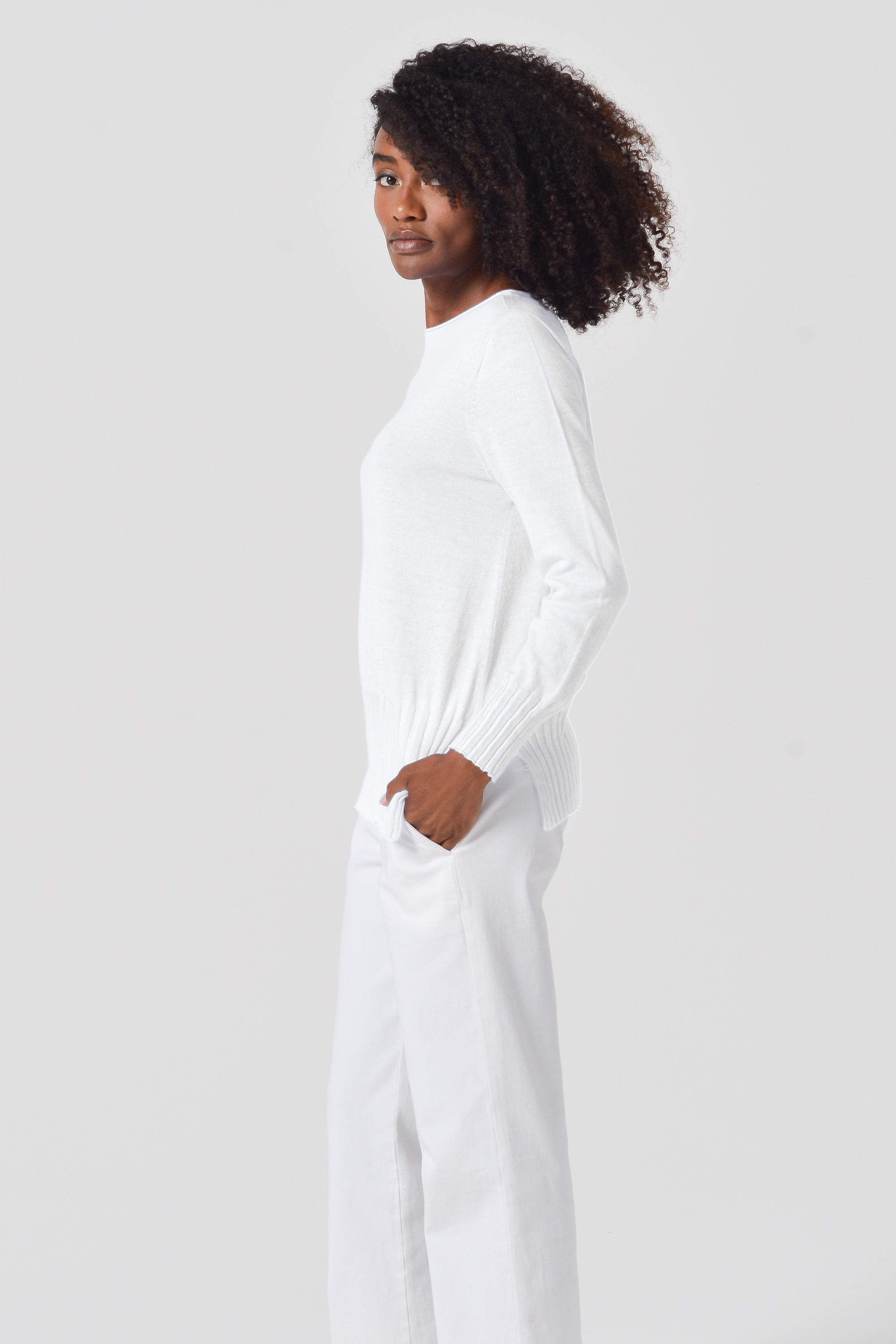 Monday Sweater - White