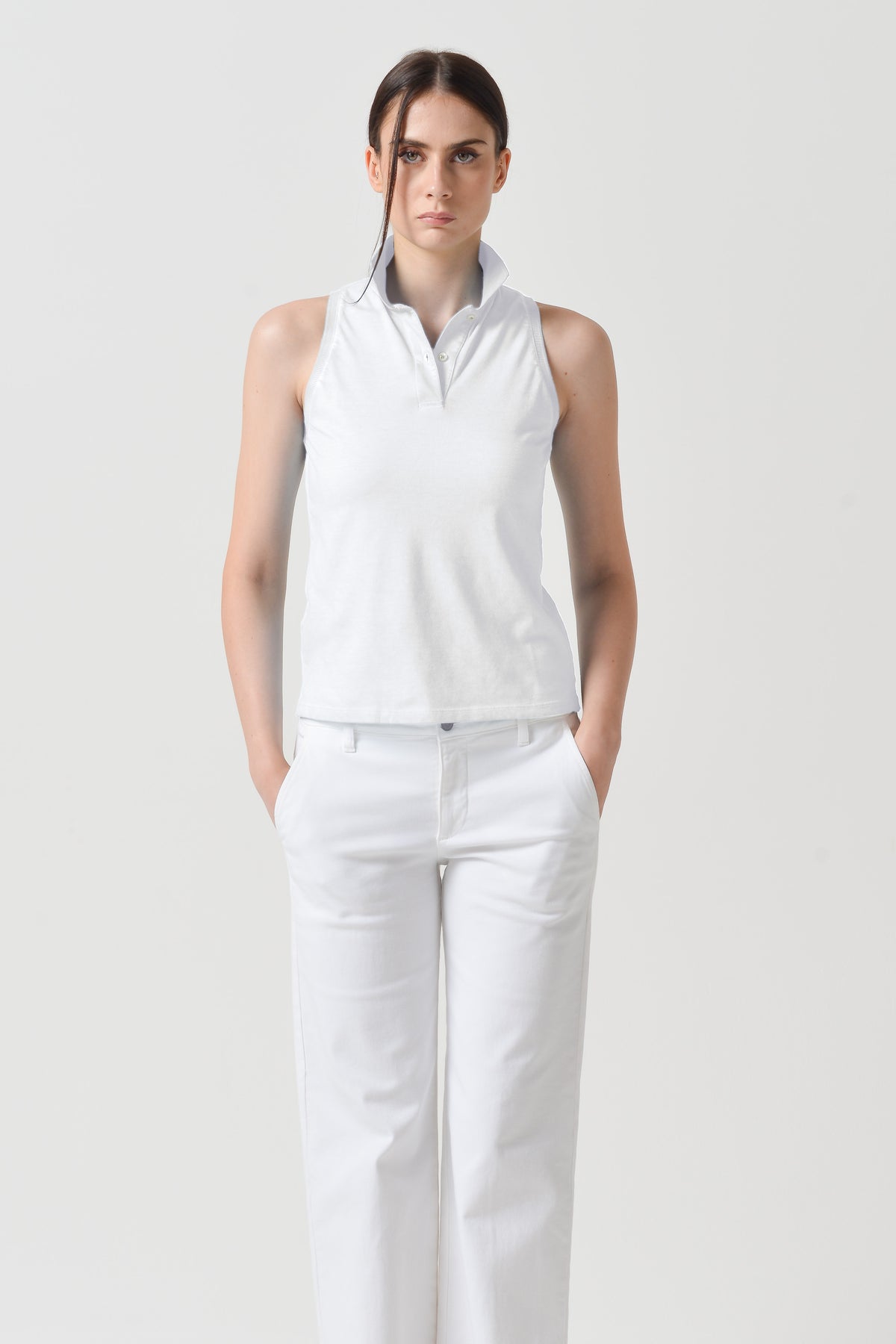 Net Polo - White