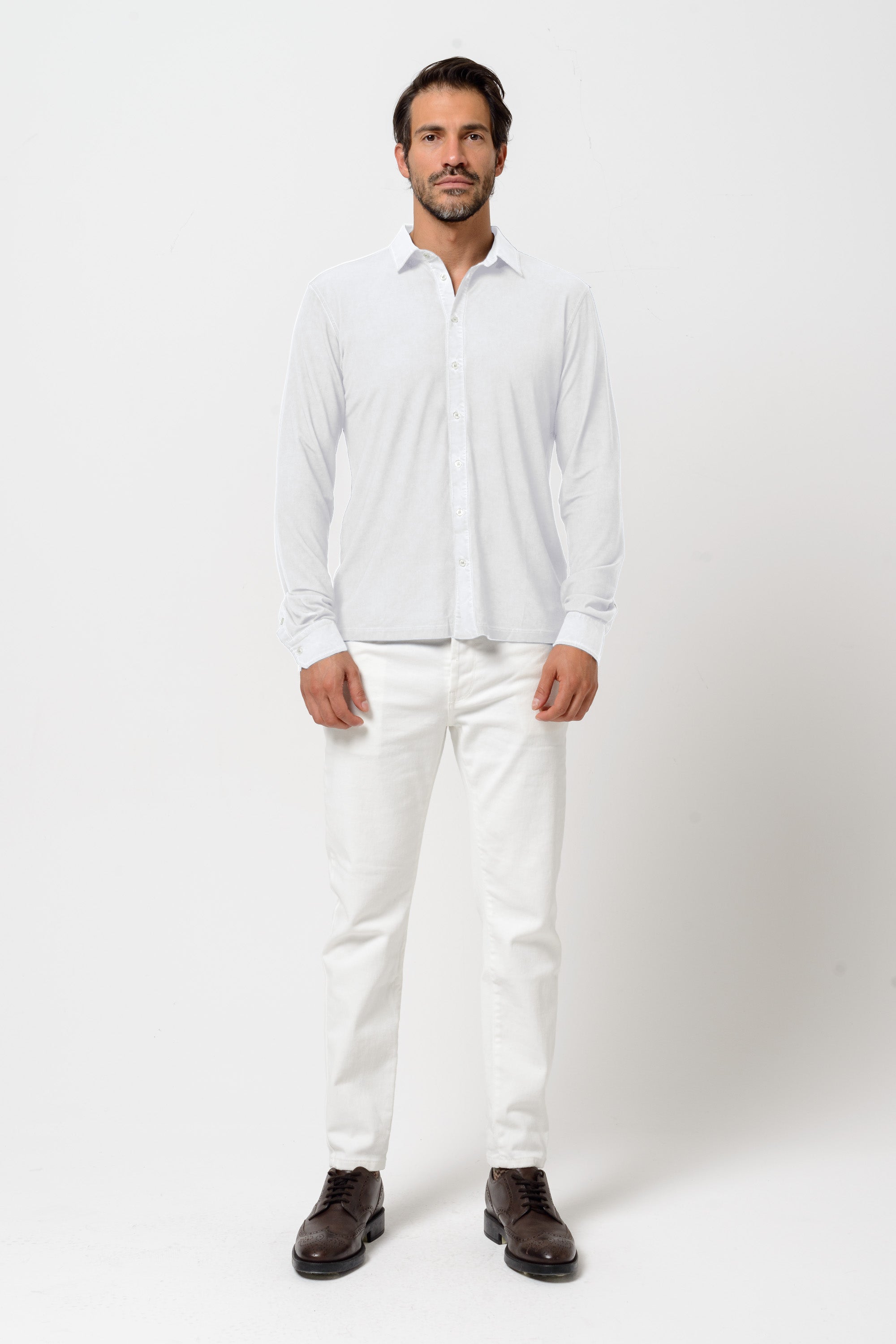 Scott Shirt Slim - White