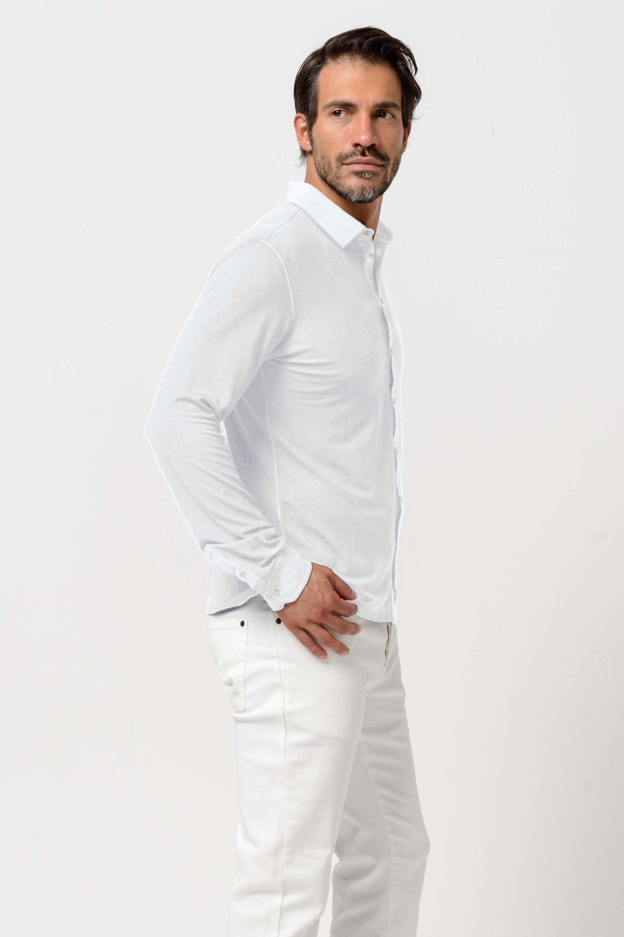 Scott Shirt Slim - White