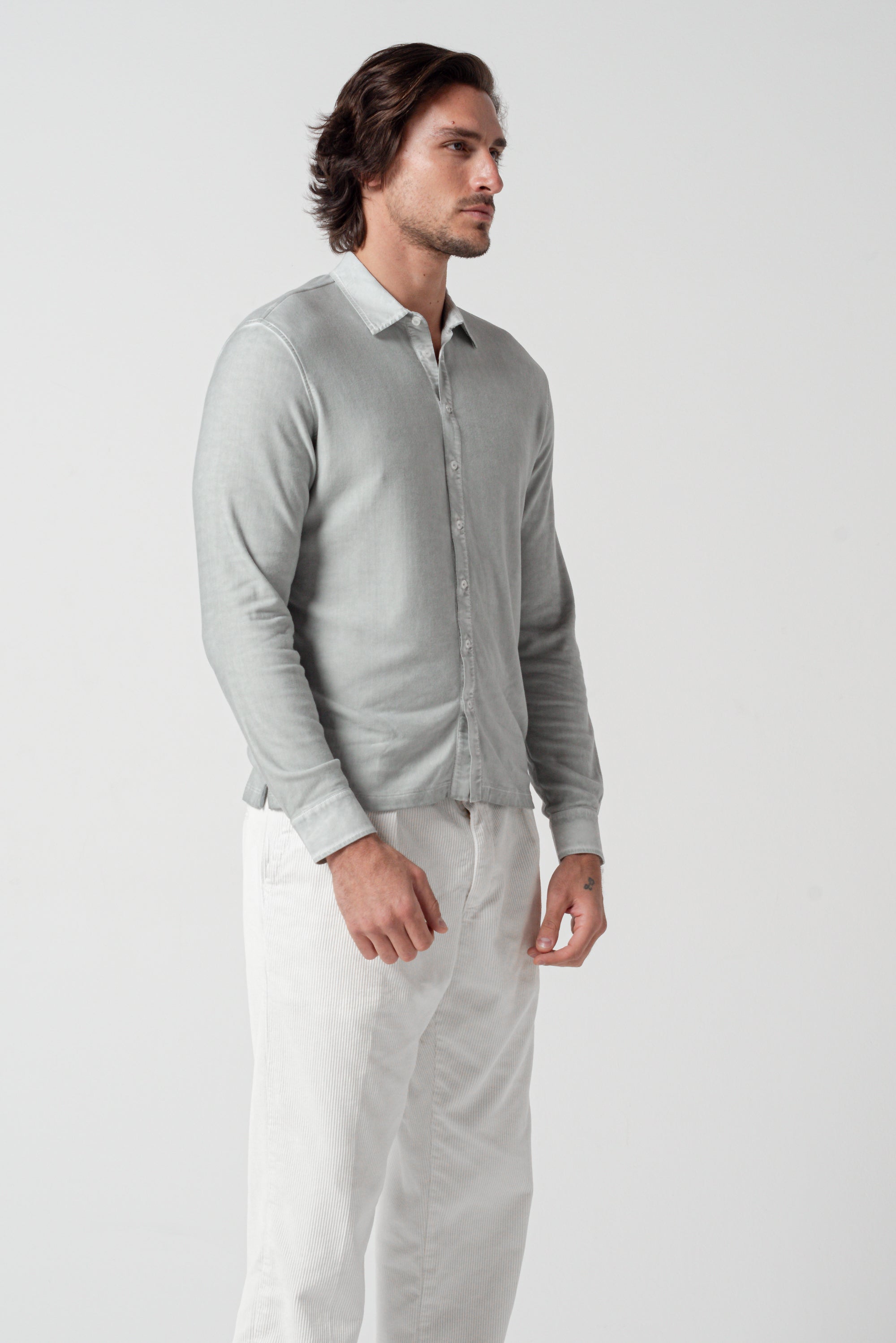 Clint Shirt - Marmo