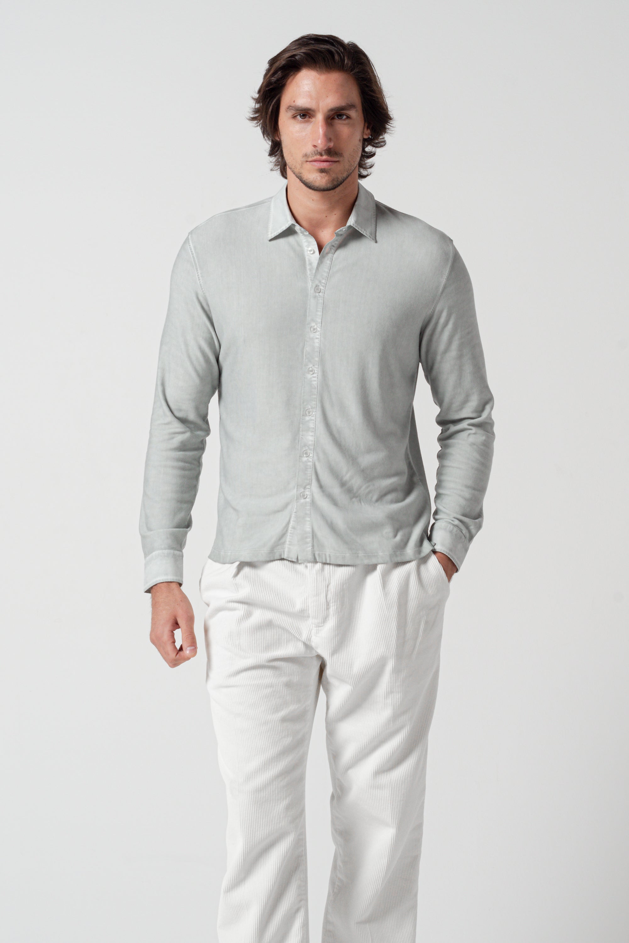 Clint Shirt - Marmo