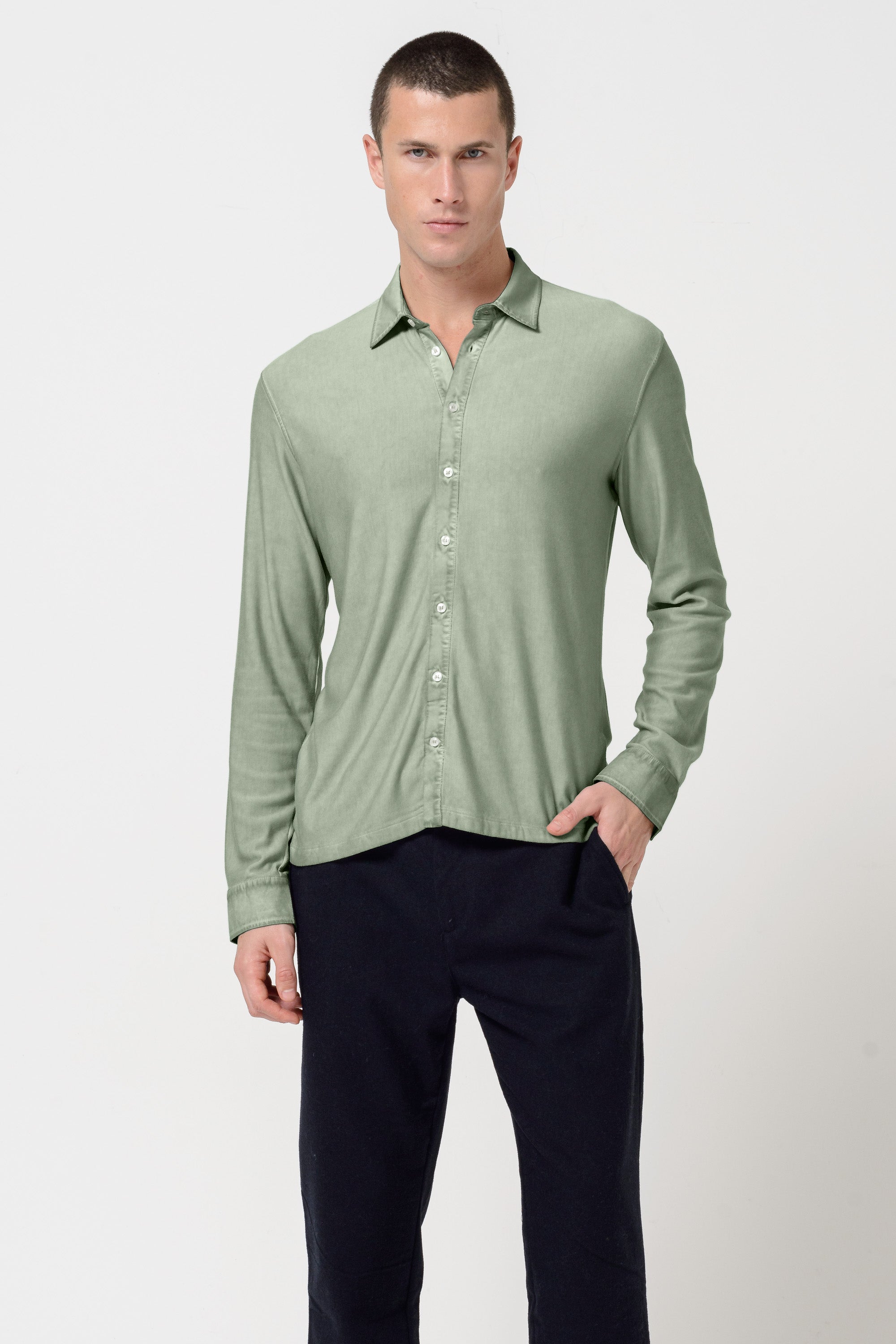 Clint Shirt Slim - Palm