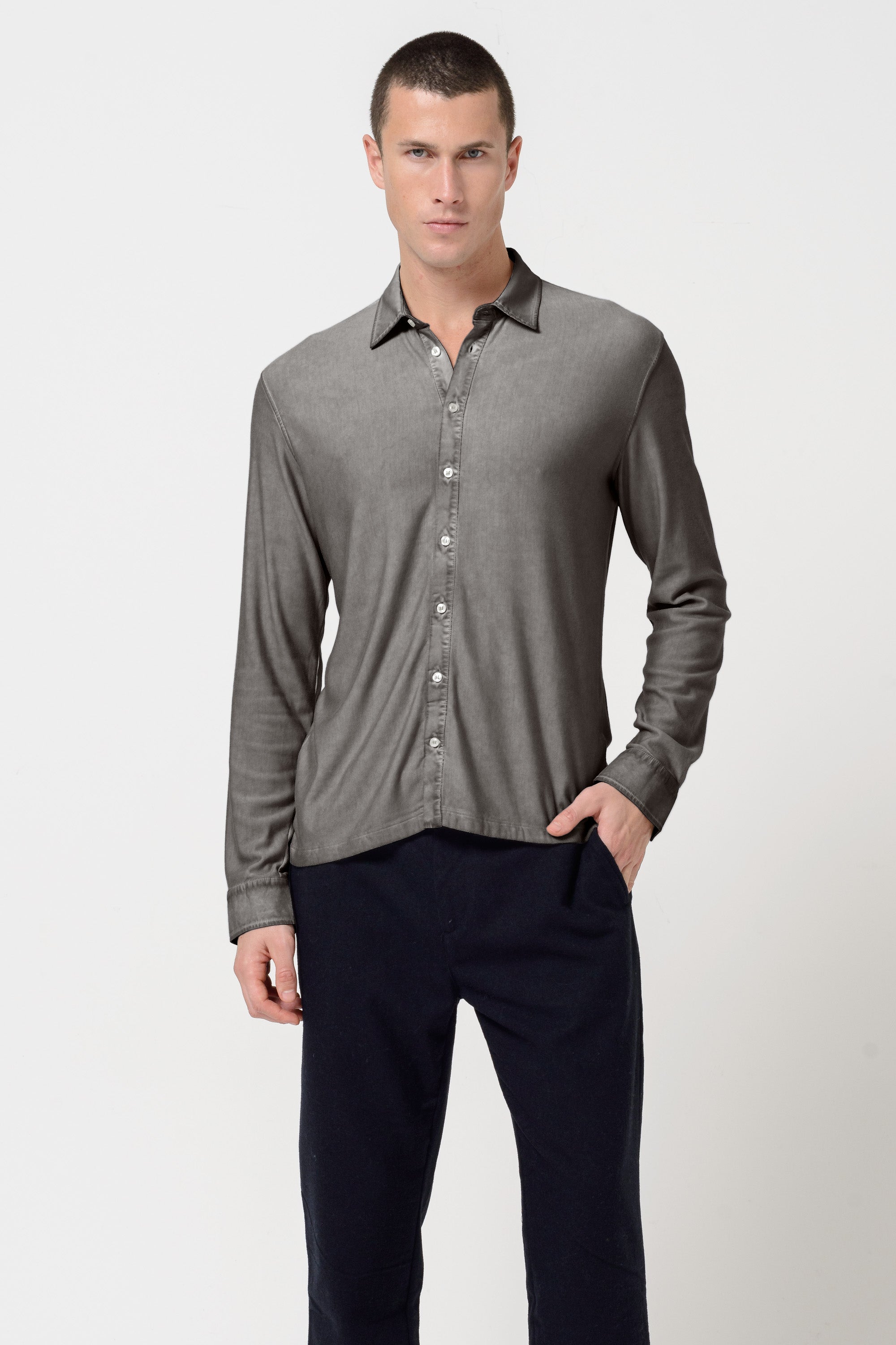Clint Shirt Slim - Tiburon
