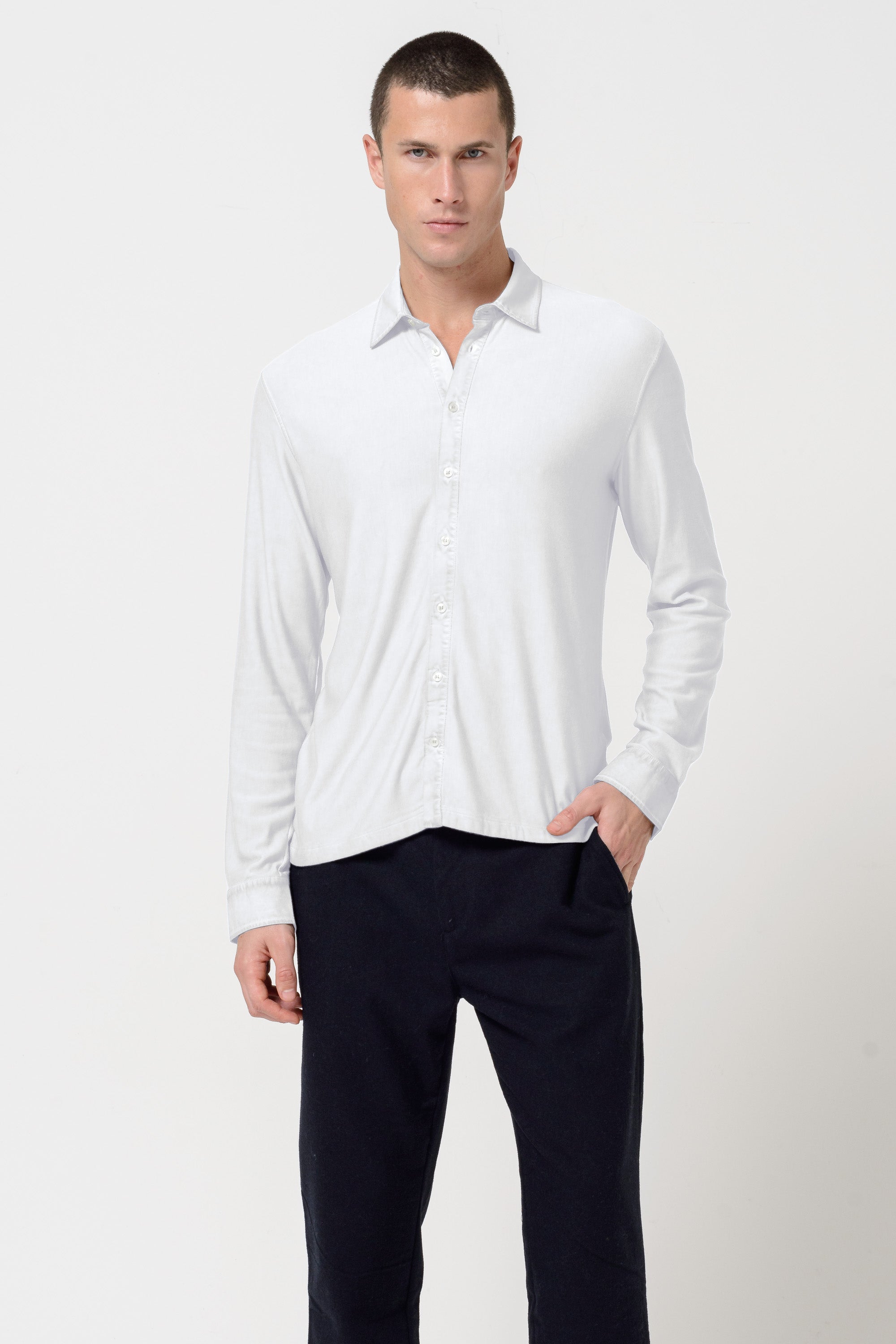 Clint Shirt Slim - White