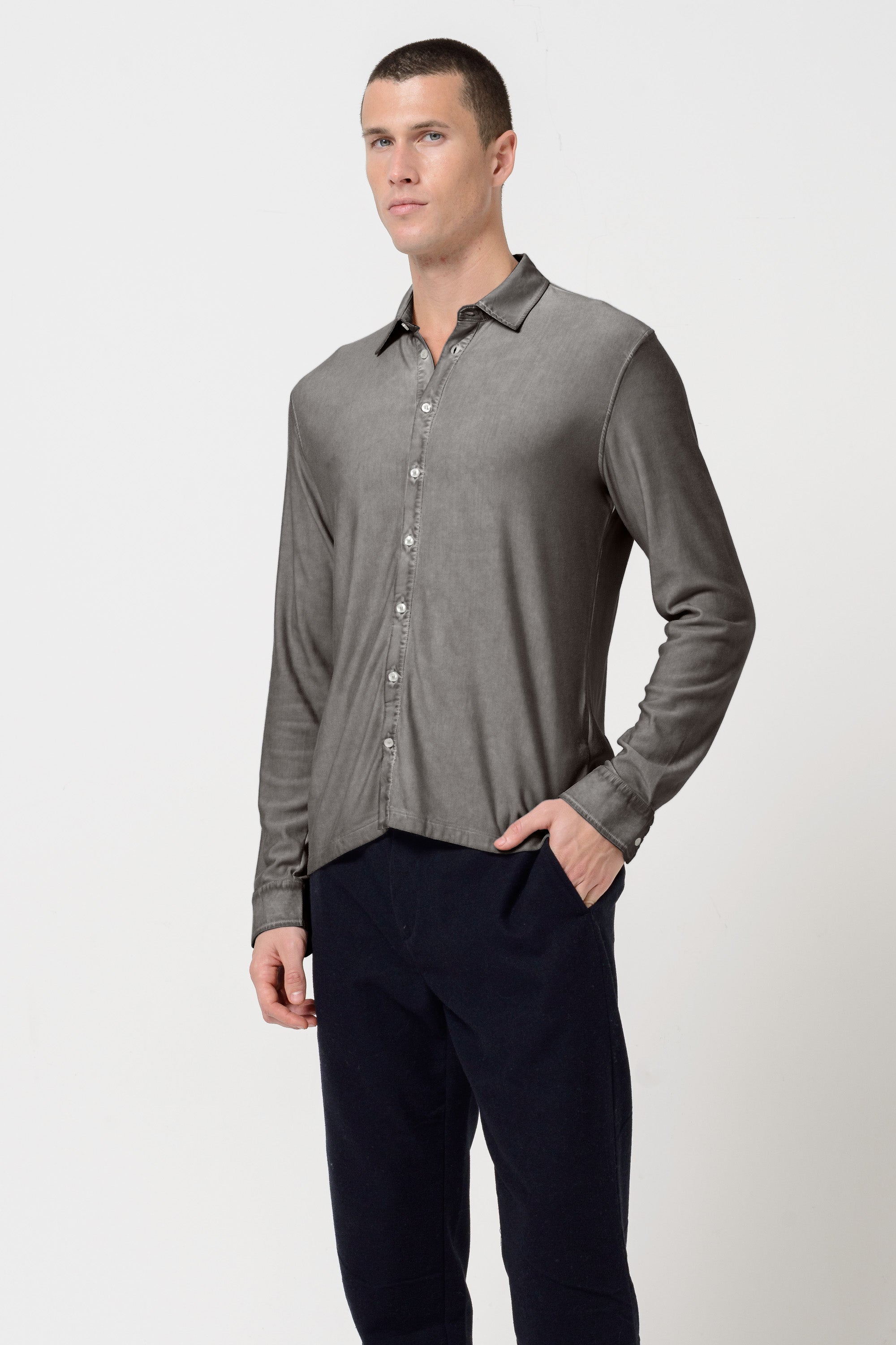 Clint Shirt Slim - Tiburon