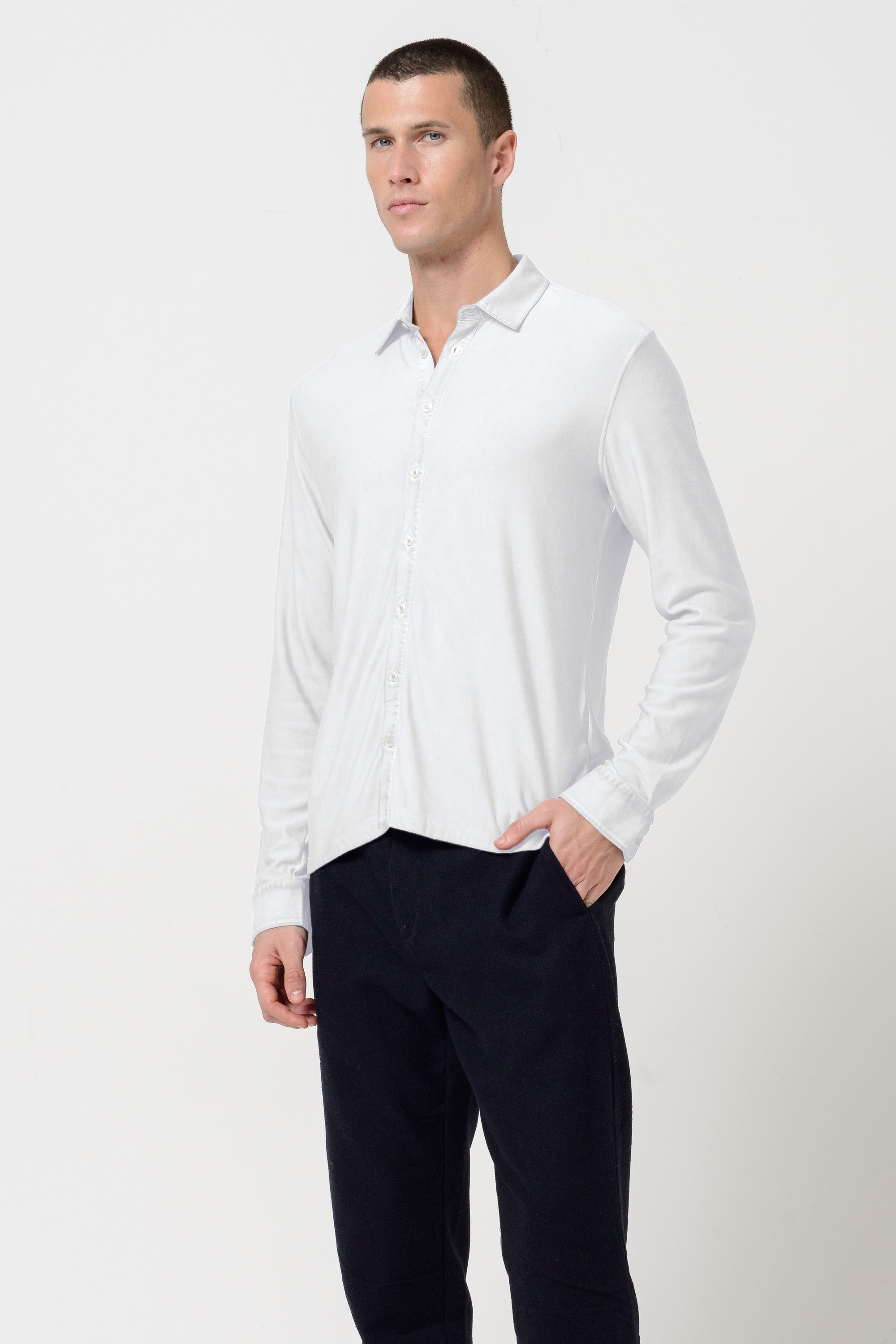 Clint Shirt Slim - White