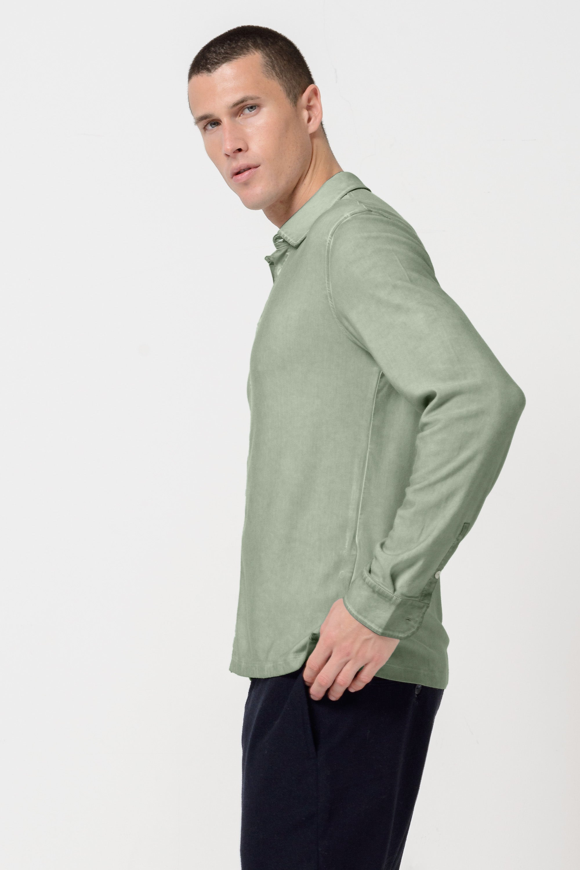 Clint Shirt Slim - Palm