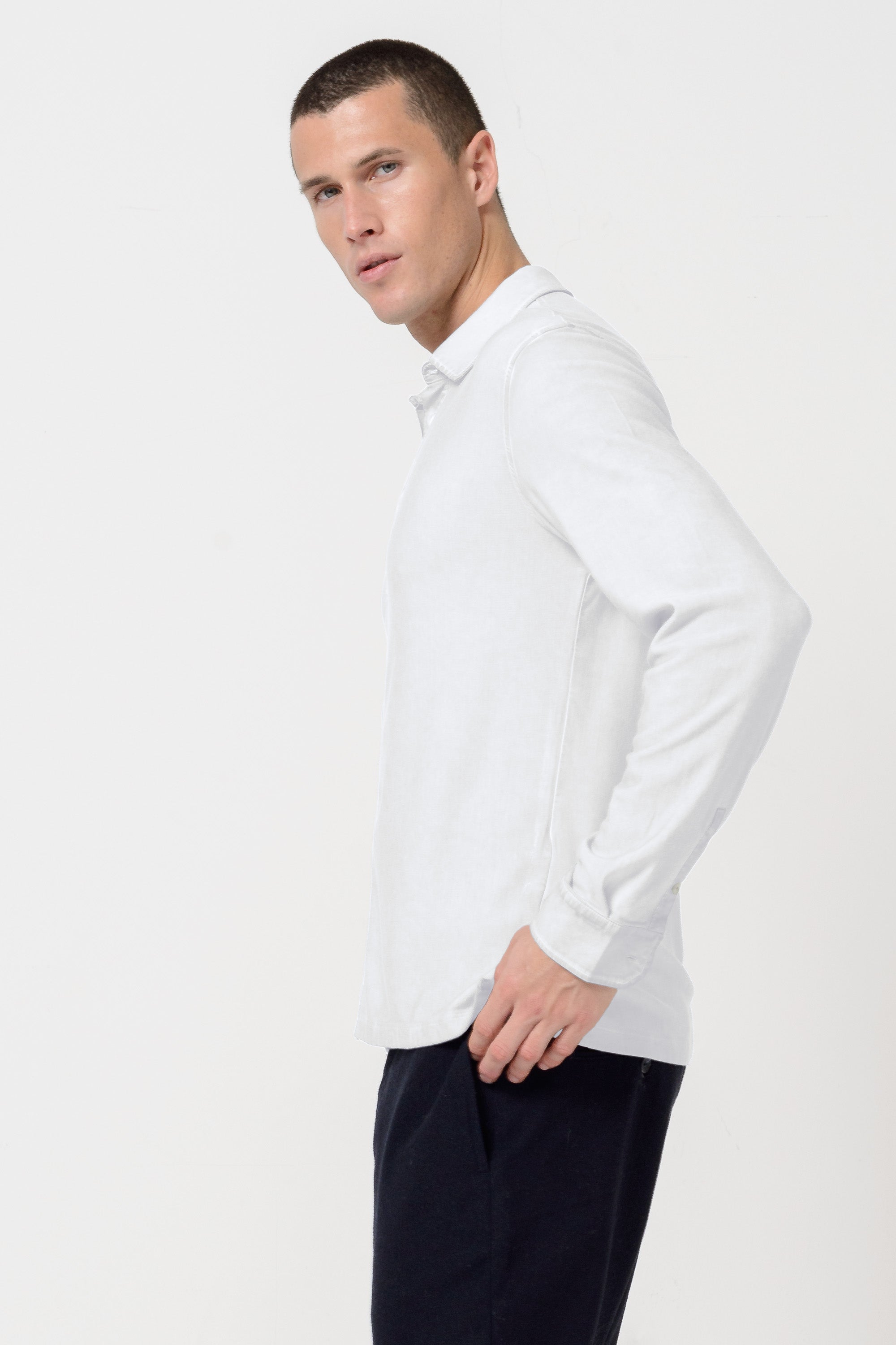 Clint Shirt Slim - White