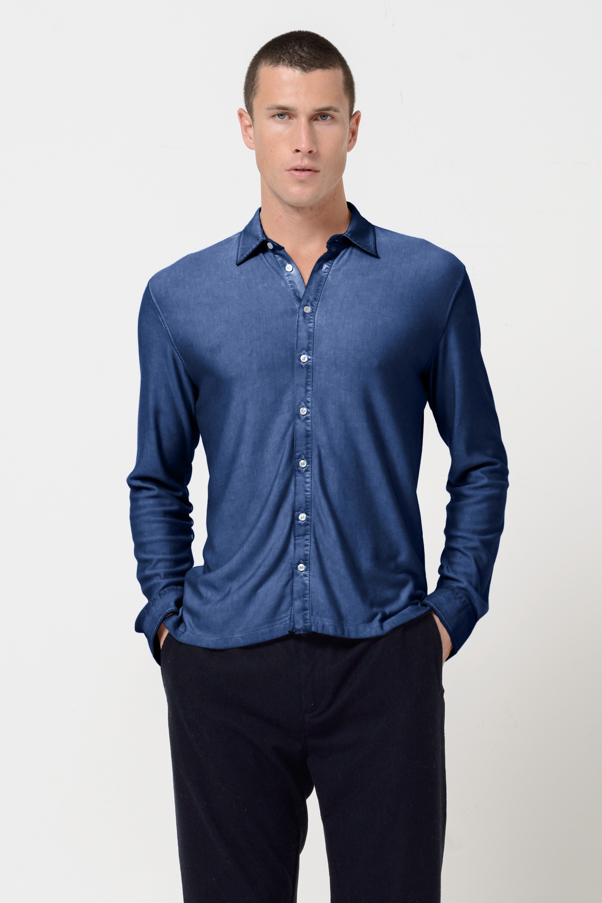 Clint Shirt Slim - Nautico