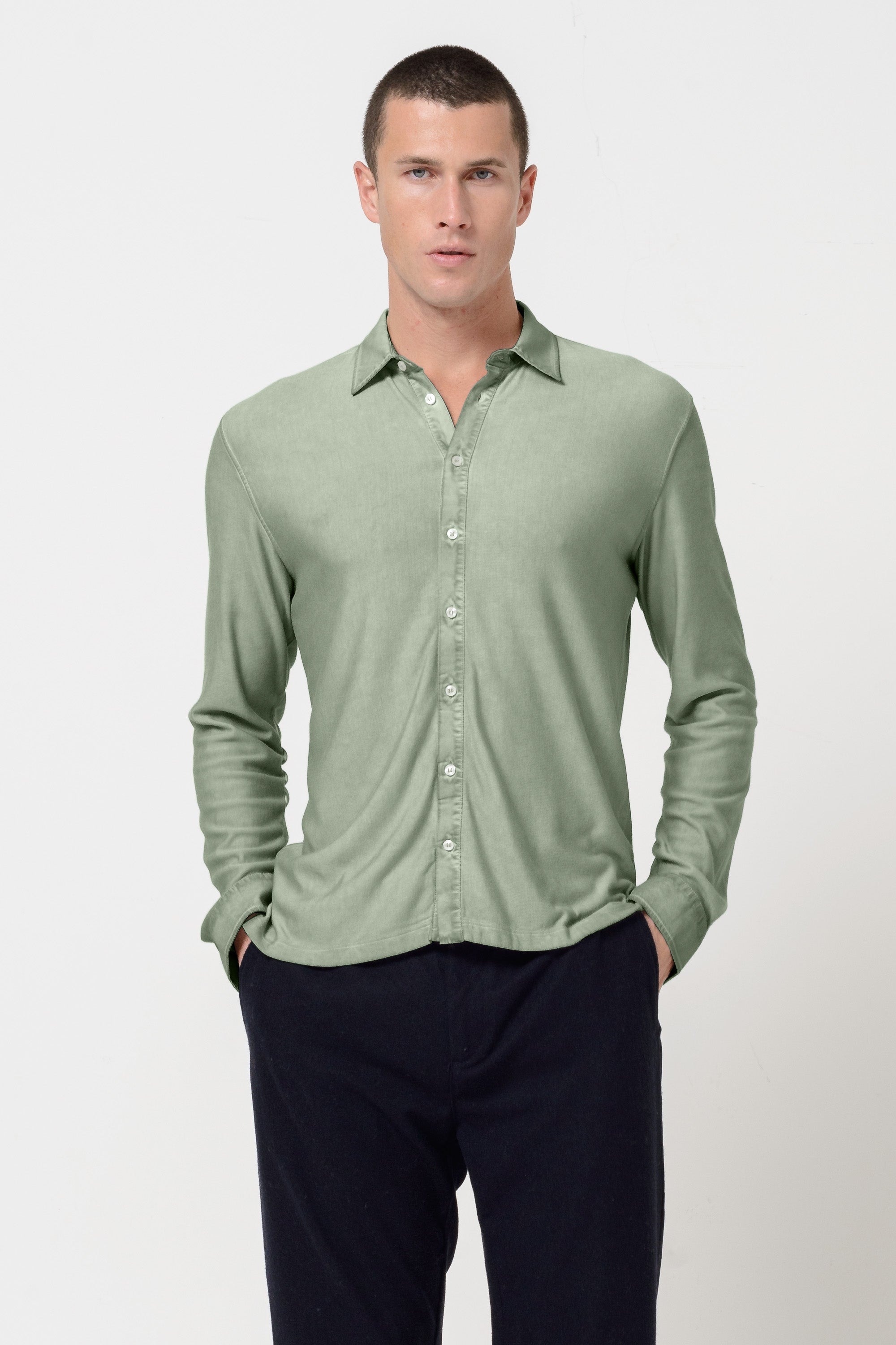 Clint Shirt Slim - Palm