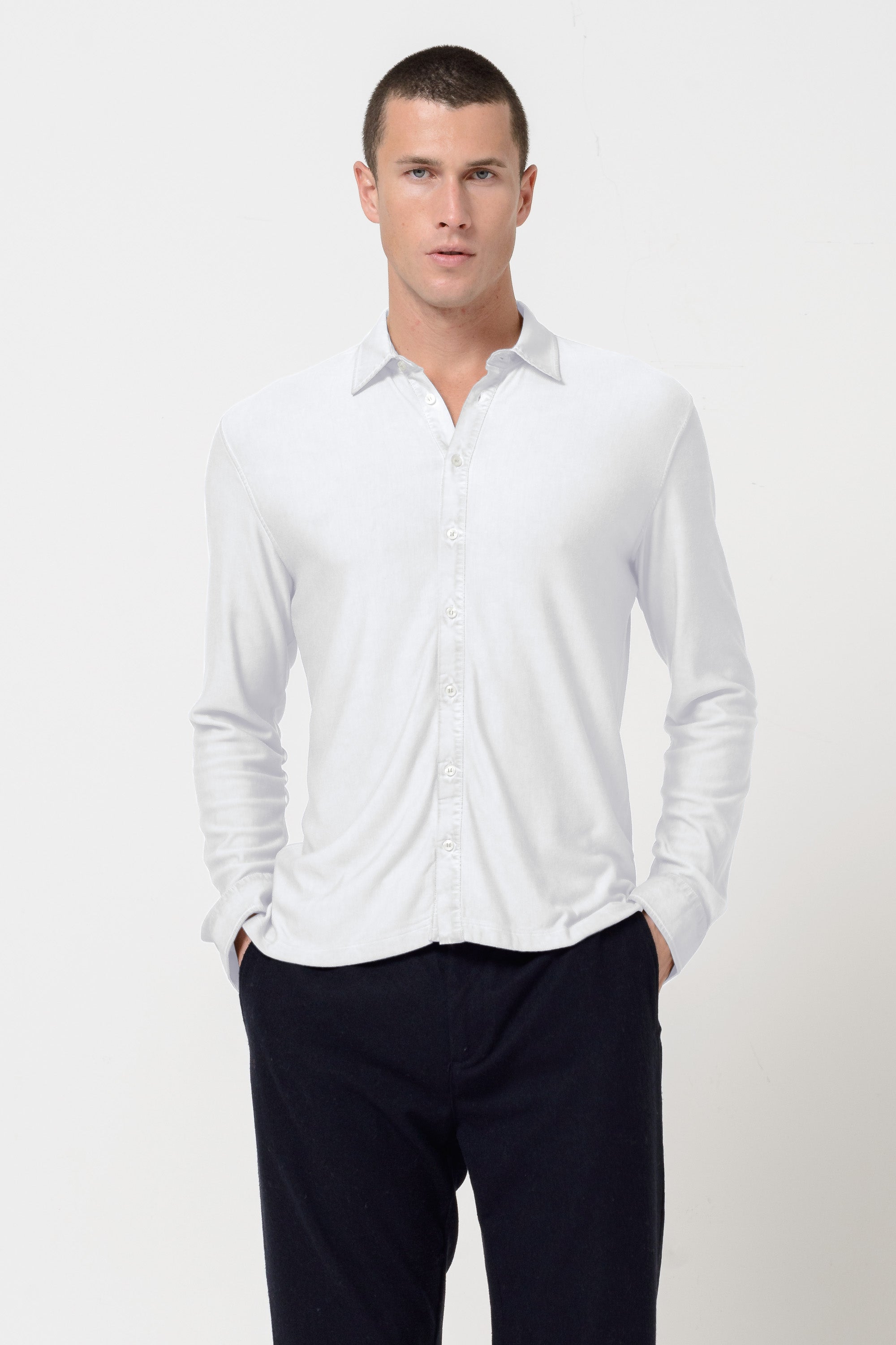 Clint Shirt Slim - White